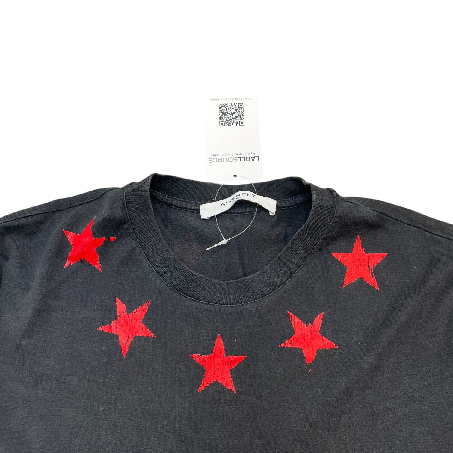 Men's Star Logo T-Shirt Black Size M