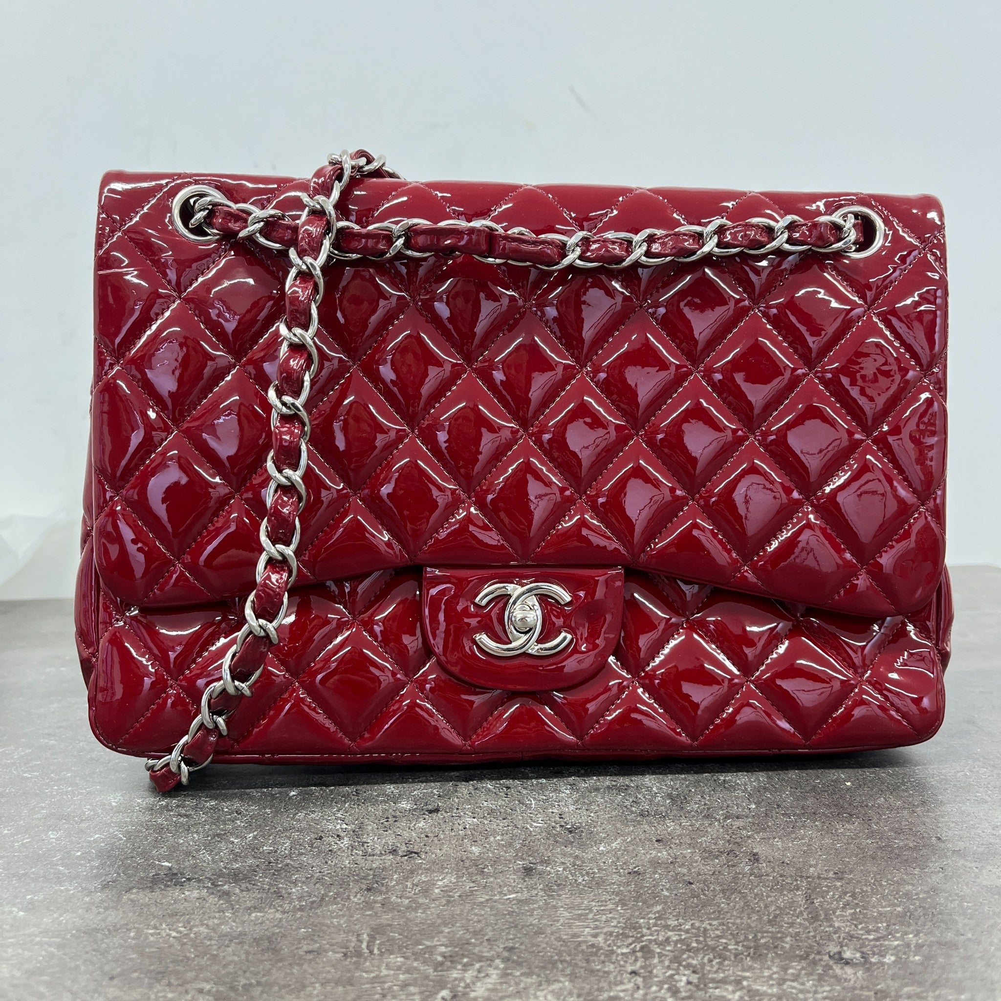 Women's Classic Double Flap Bag Red