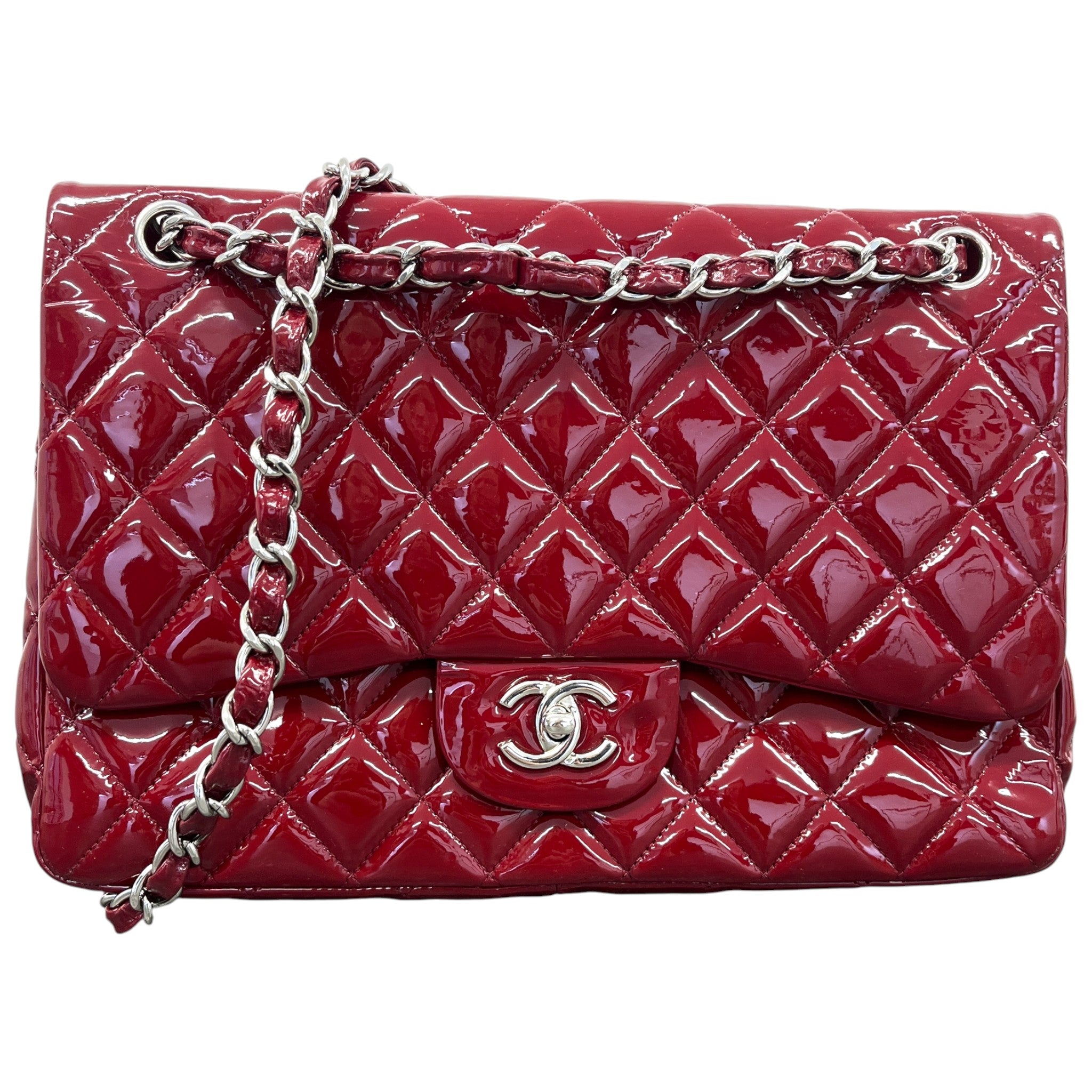 Women's Classic Double Flap Bag Red
