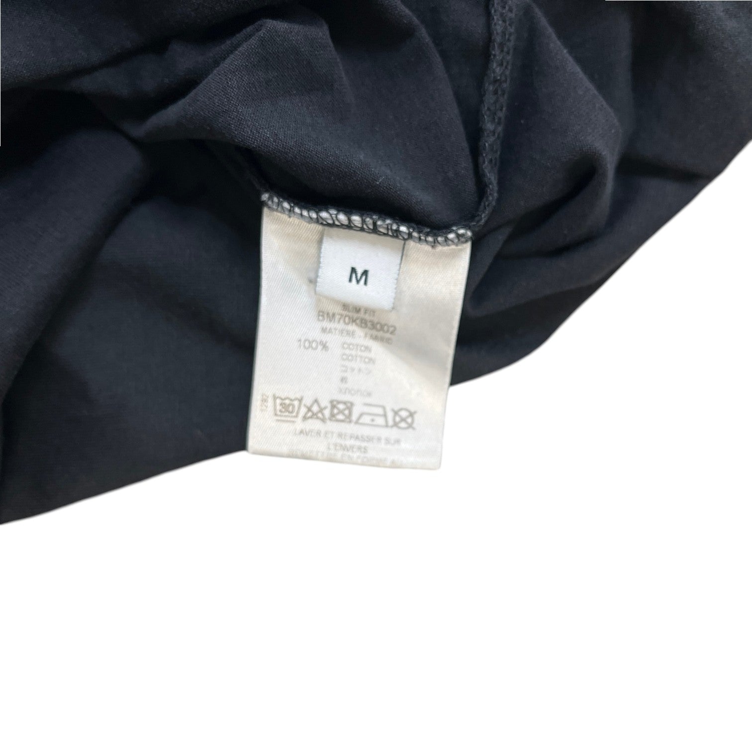 Men's Star Logo T-Shirt Black Size M