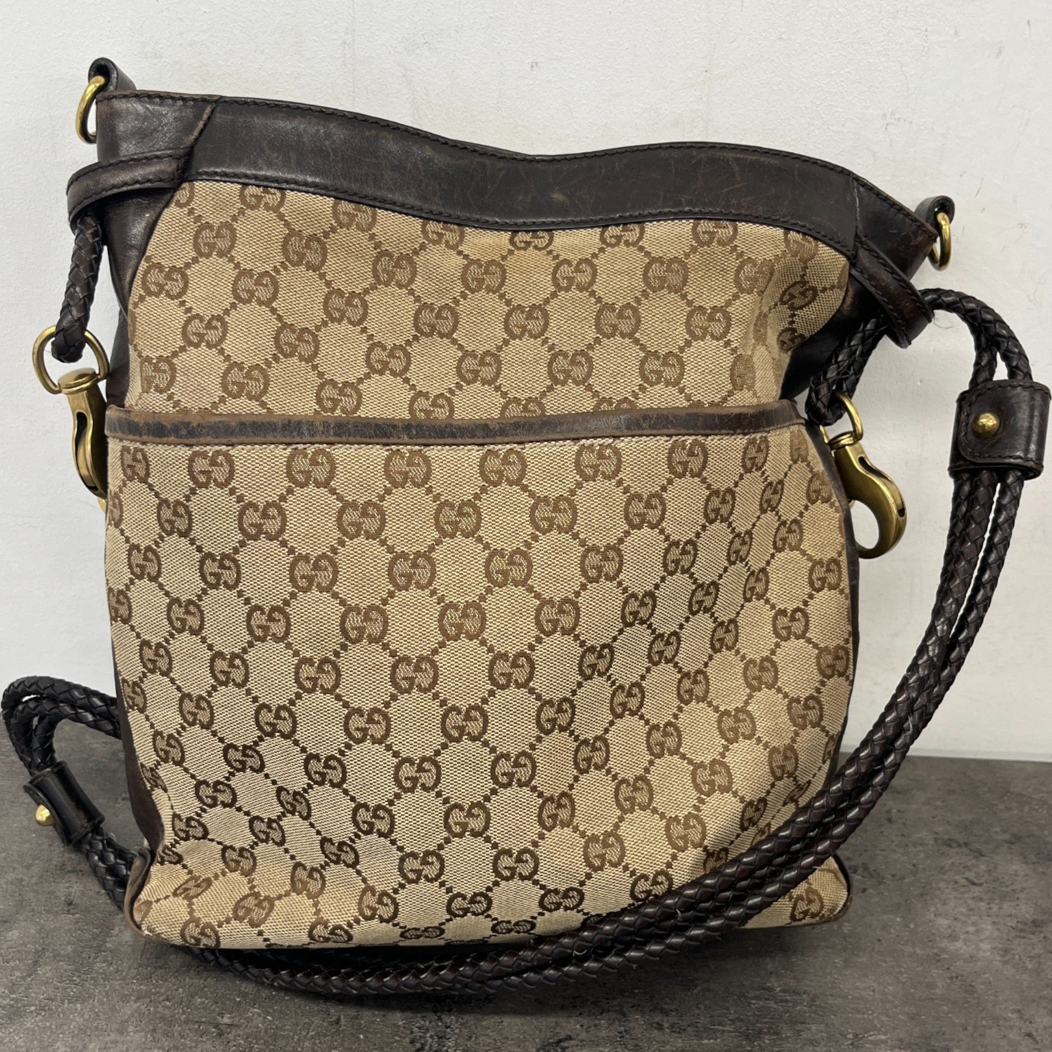 Women's Gg Canvas Handbag Brown