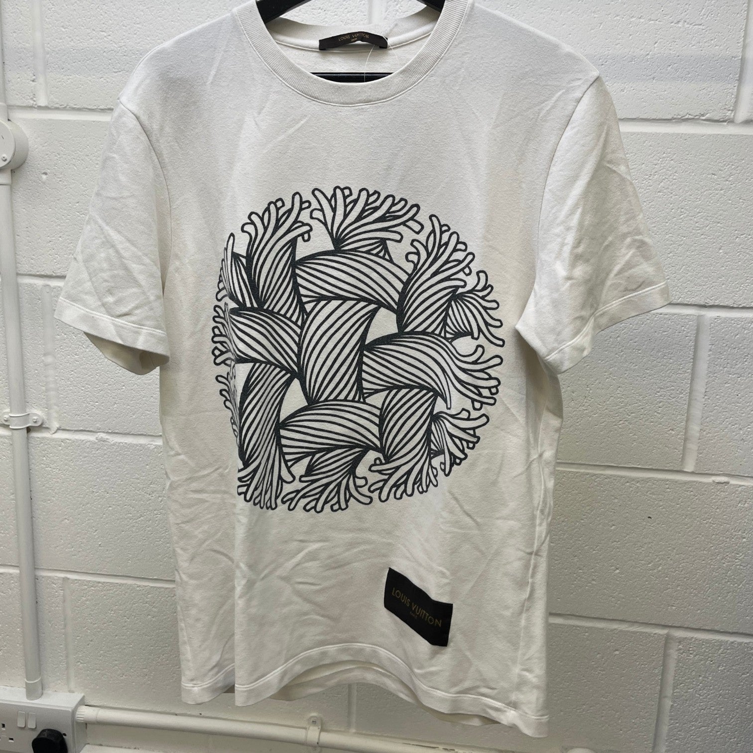 Men's Rope Logo T-Shirt White Size M