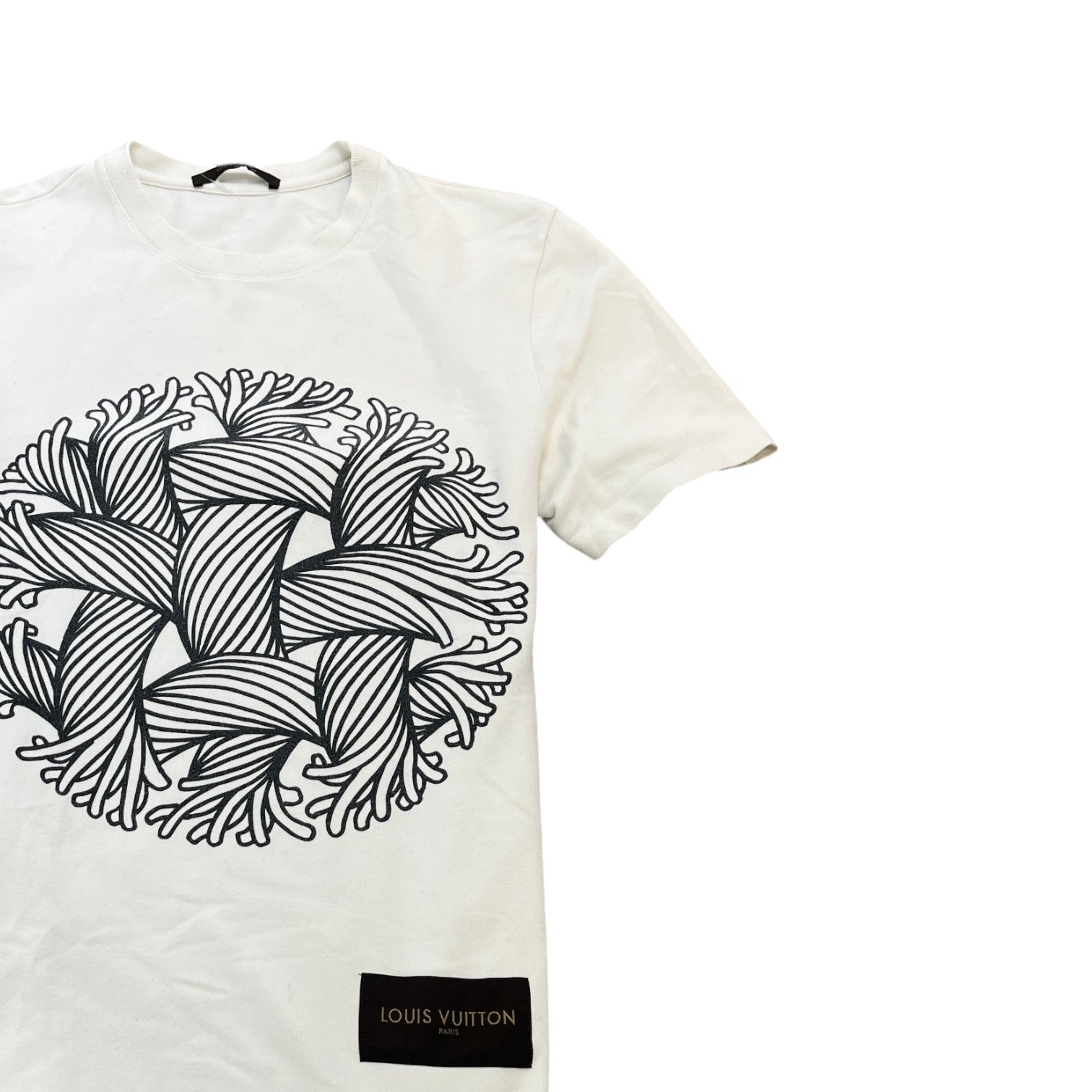Men's Rope Logo T-Shirt White Size M