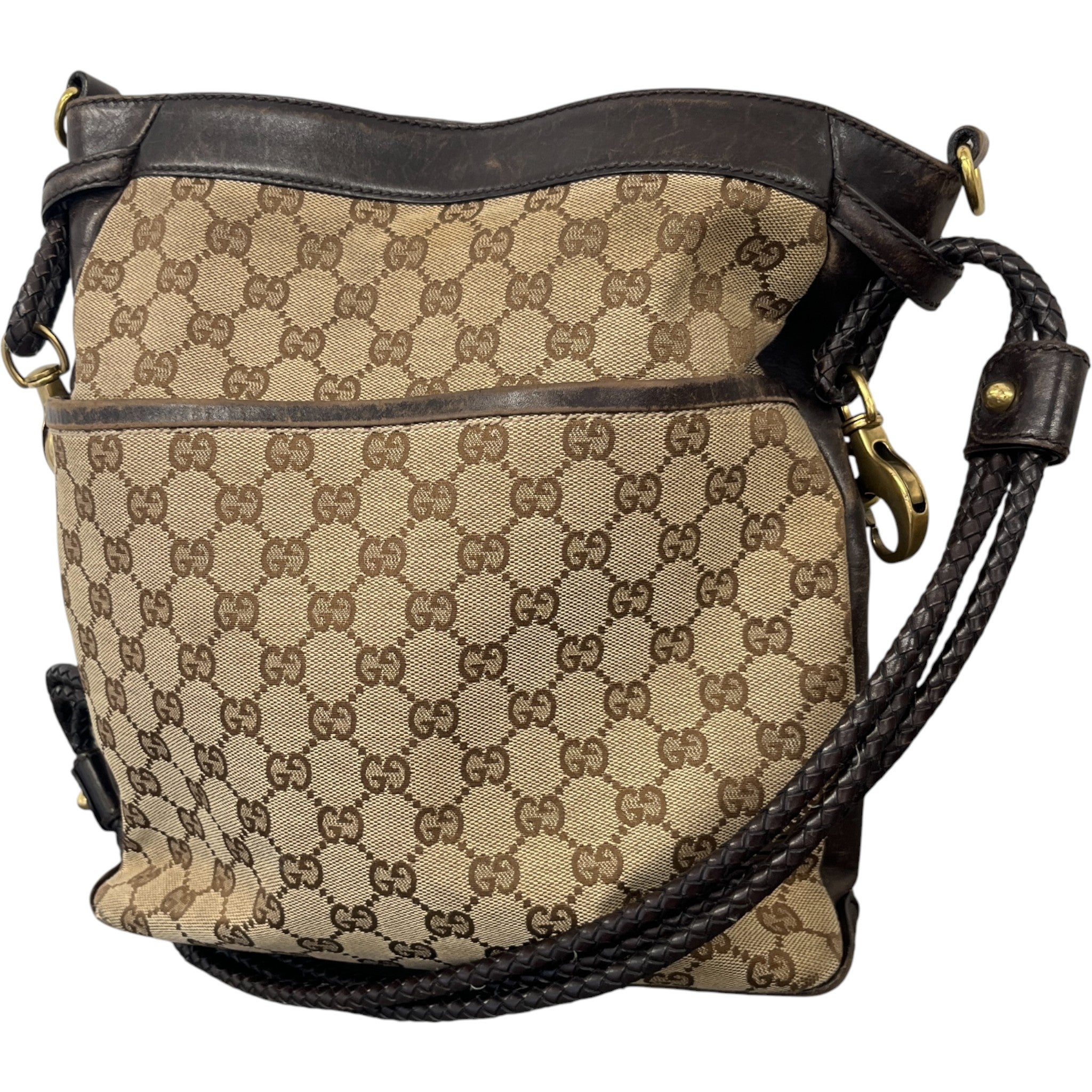 Women's Gg Canvas Handbag Brown