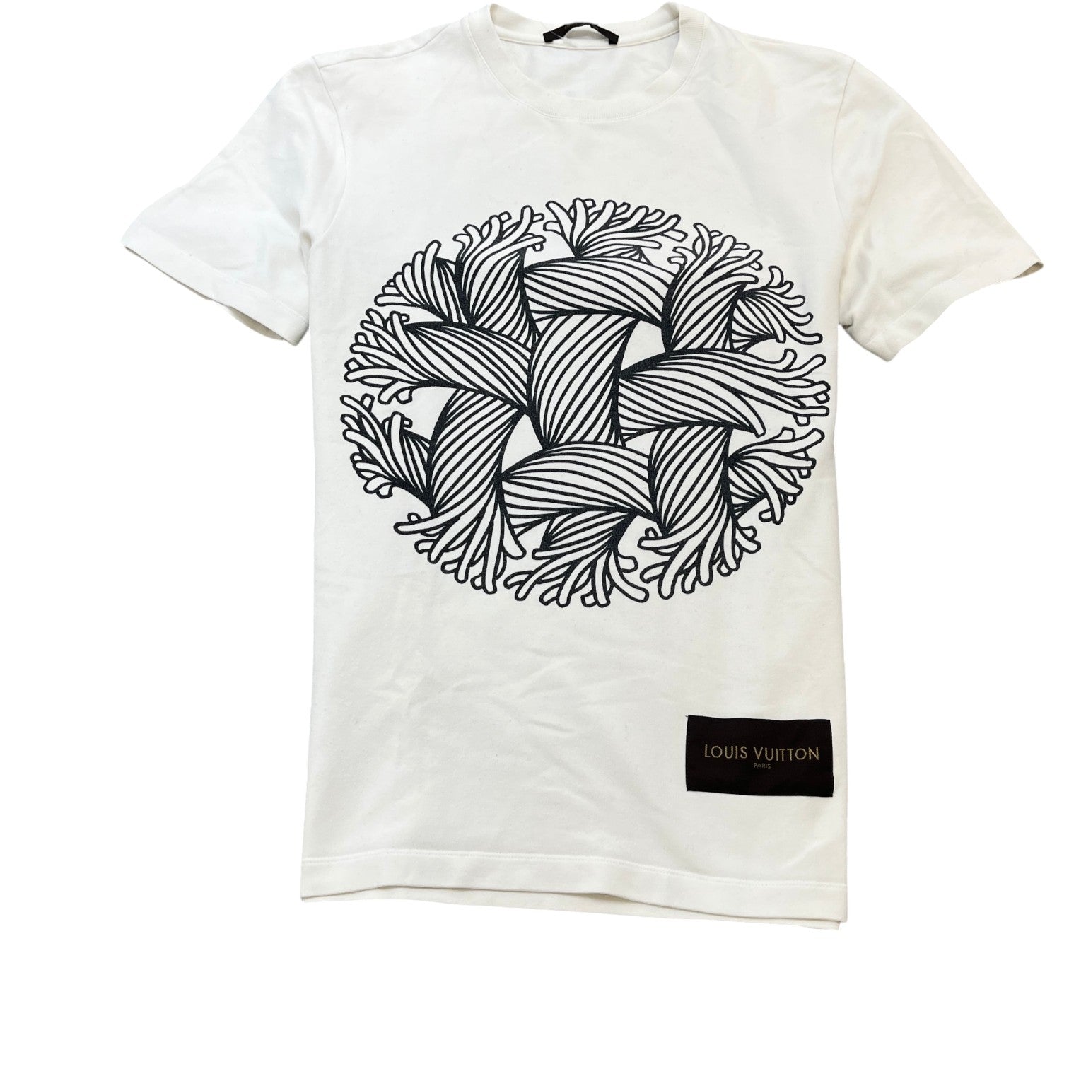 Men's Rope Logo T-Shirt White Size M