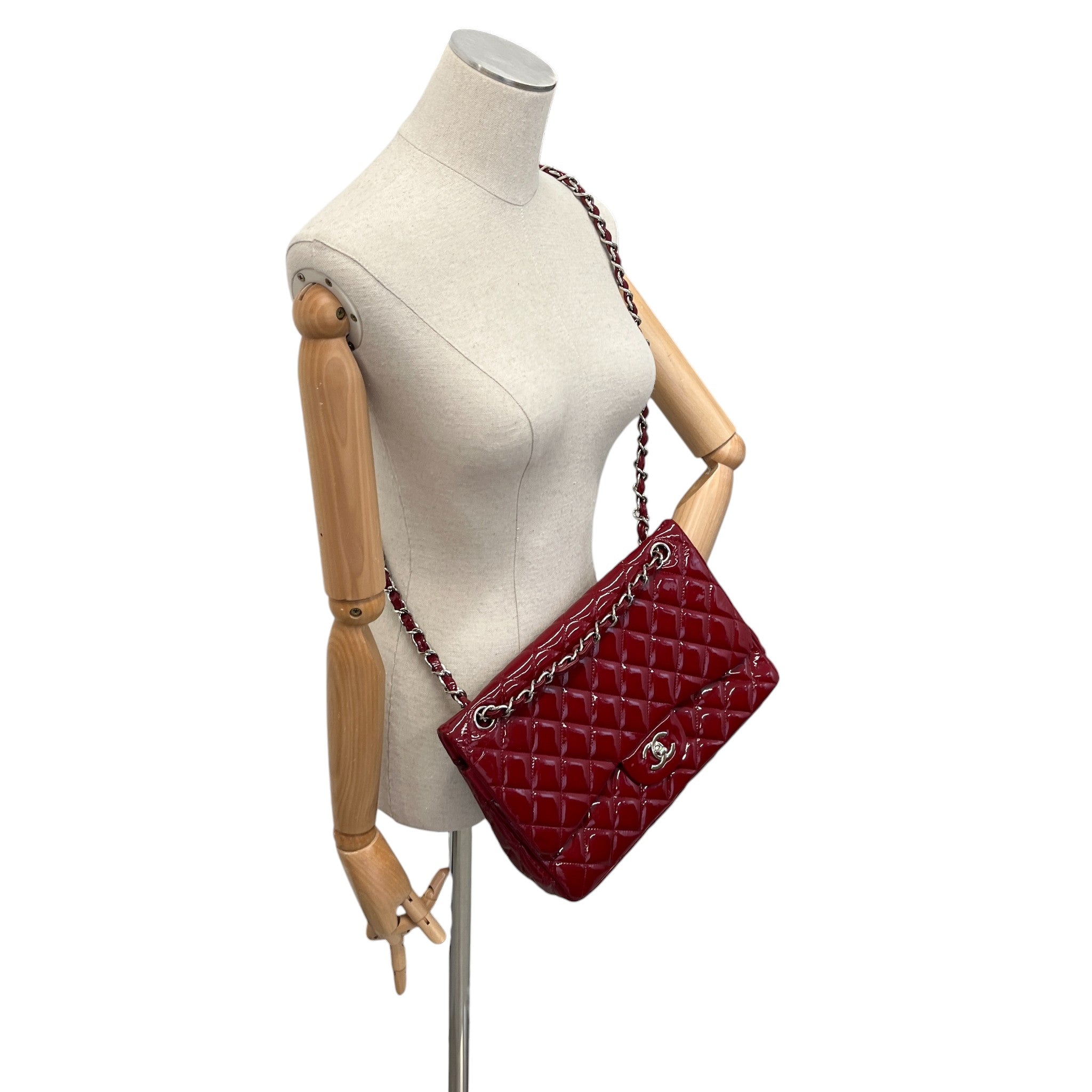 Women's Classic Double Flap Bag Red