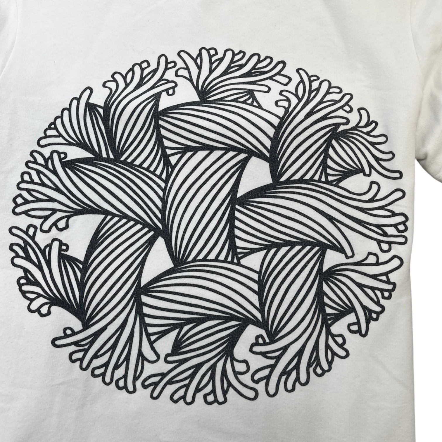 Men's Rope Logo T-Shirt White Size M