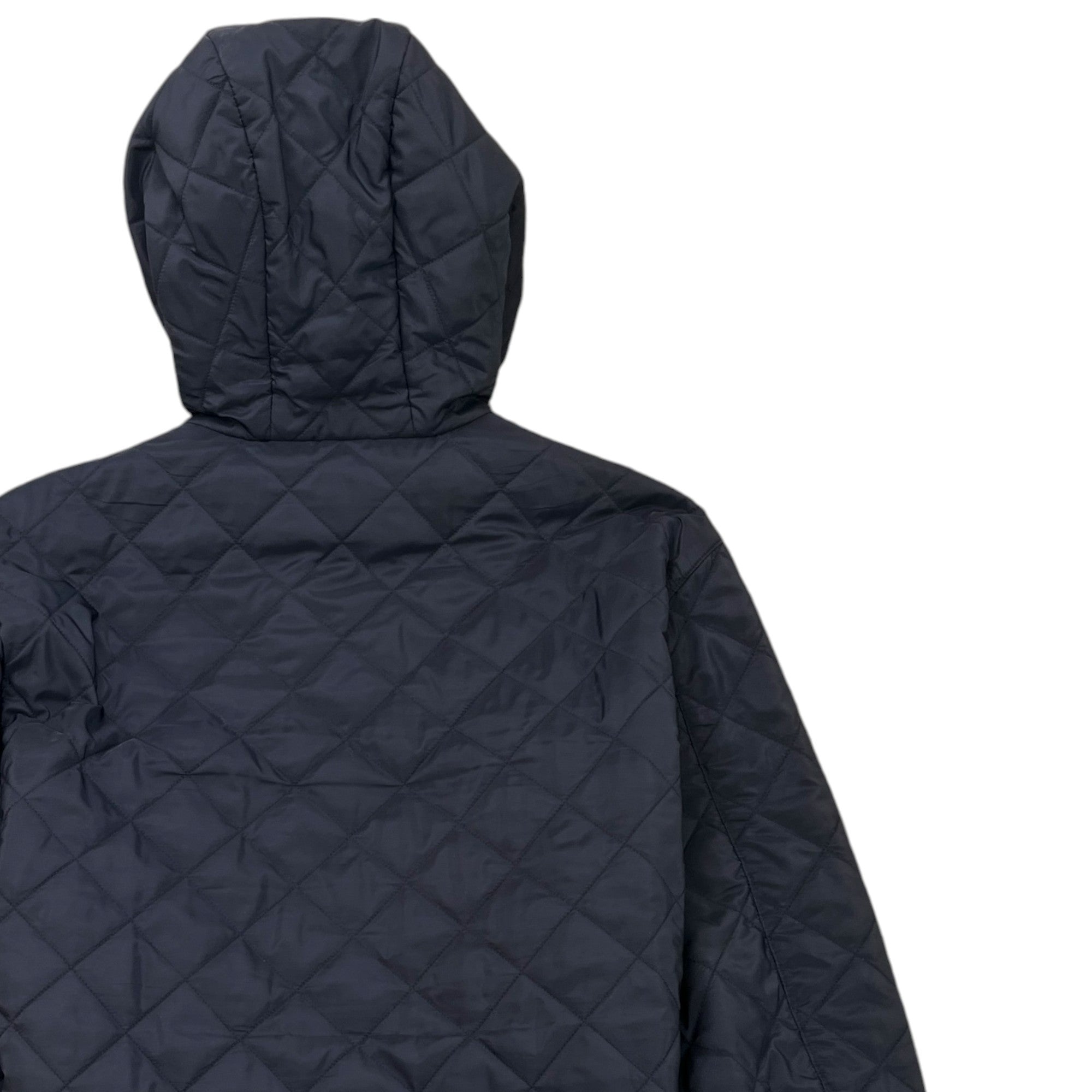 Men's Plaque Logo Down Jacket Navy Size IT 50 / L