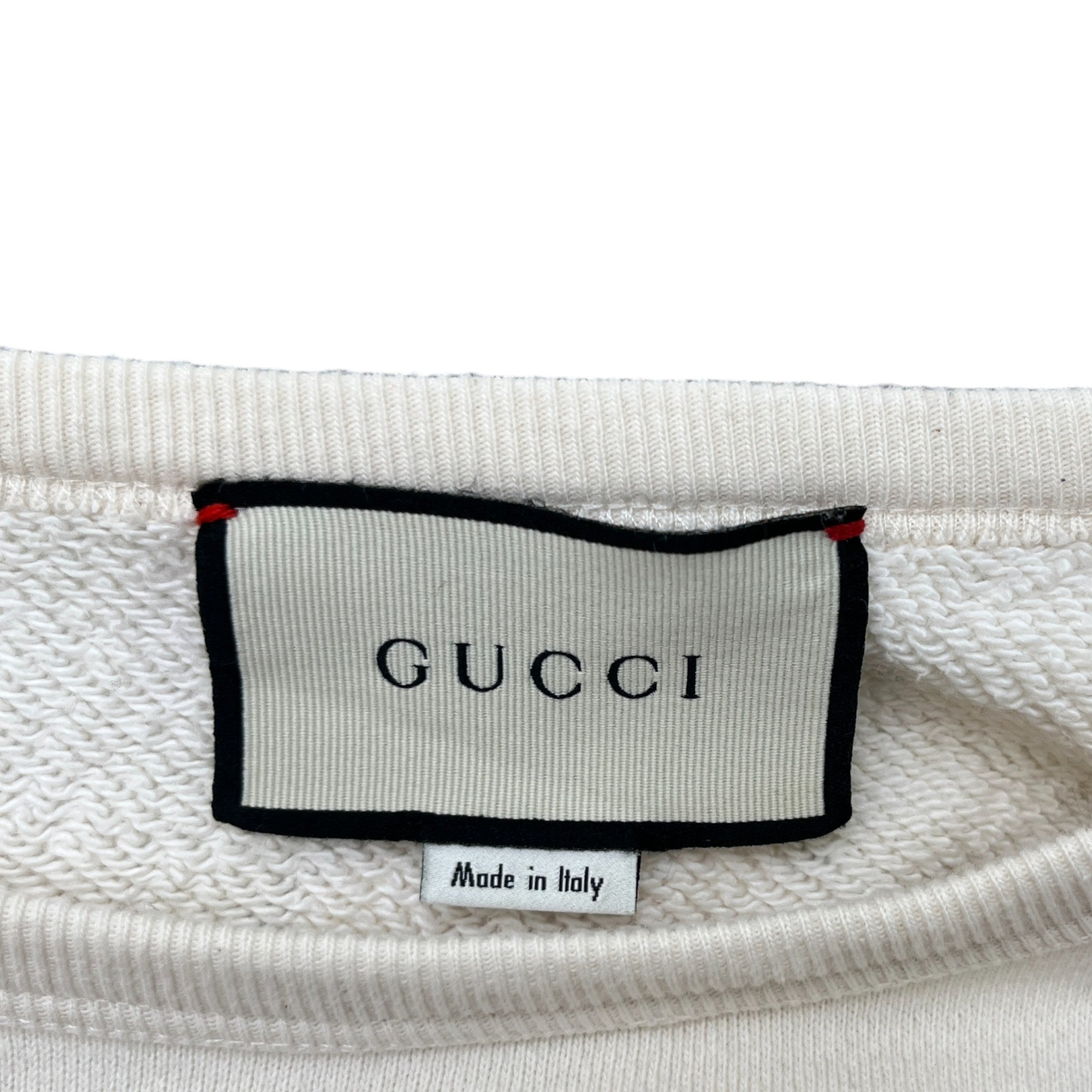 Men's Chateau Marmont Logo Print Sweatshirt Cream Size XS