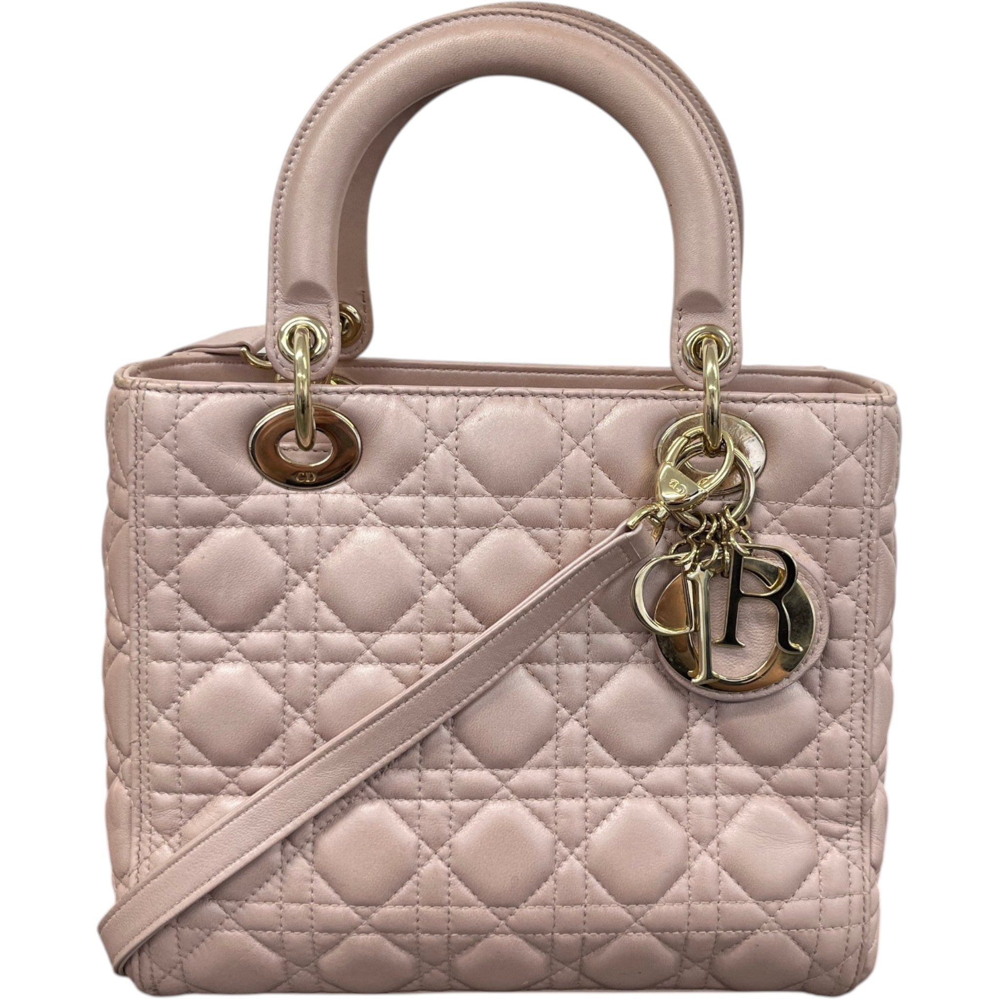 Women's Medium Lady Dior Bag Pink