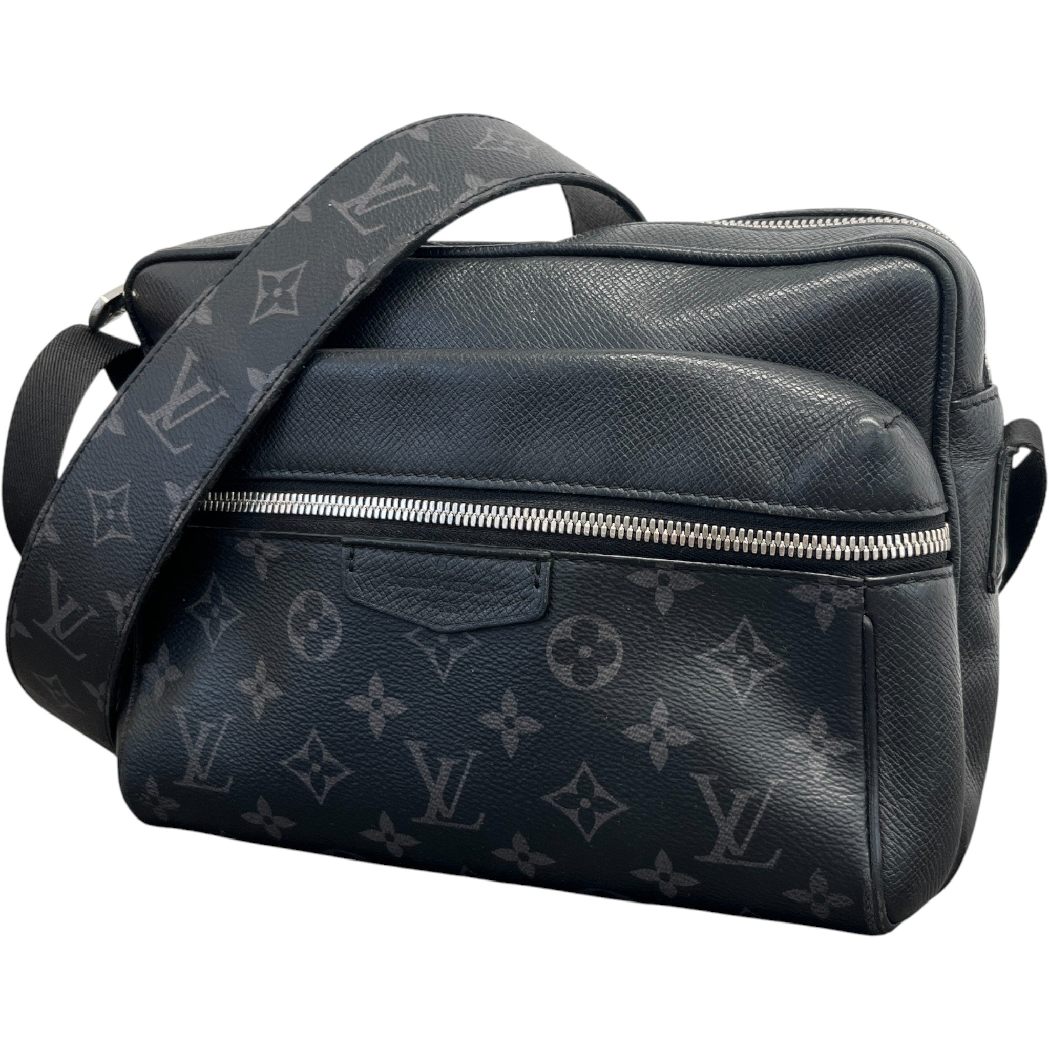 Men's Monogram Outdoor Messenger Bag Beige