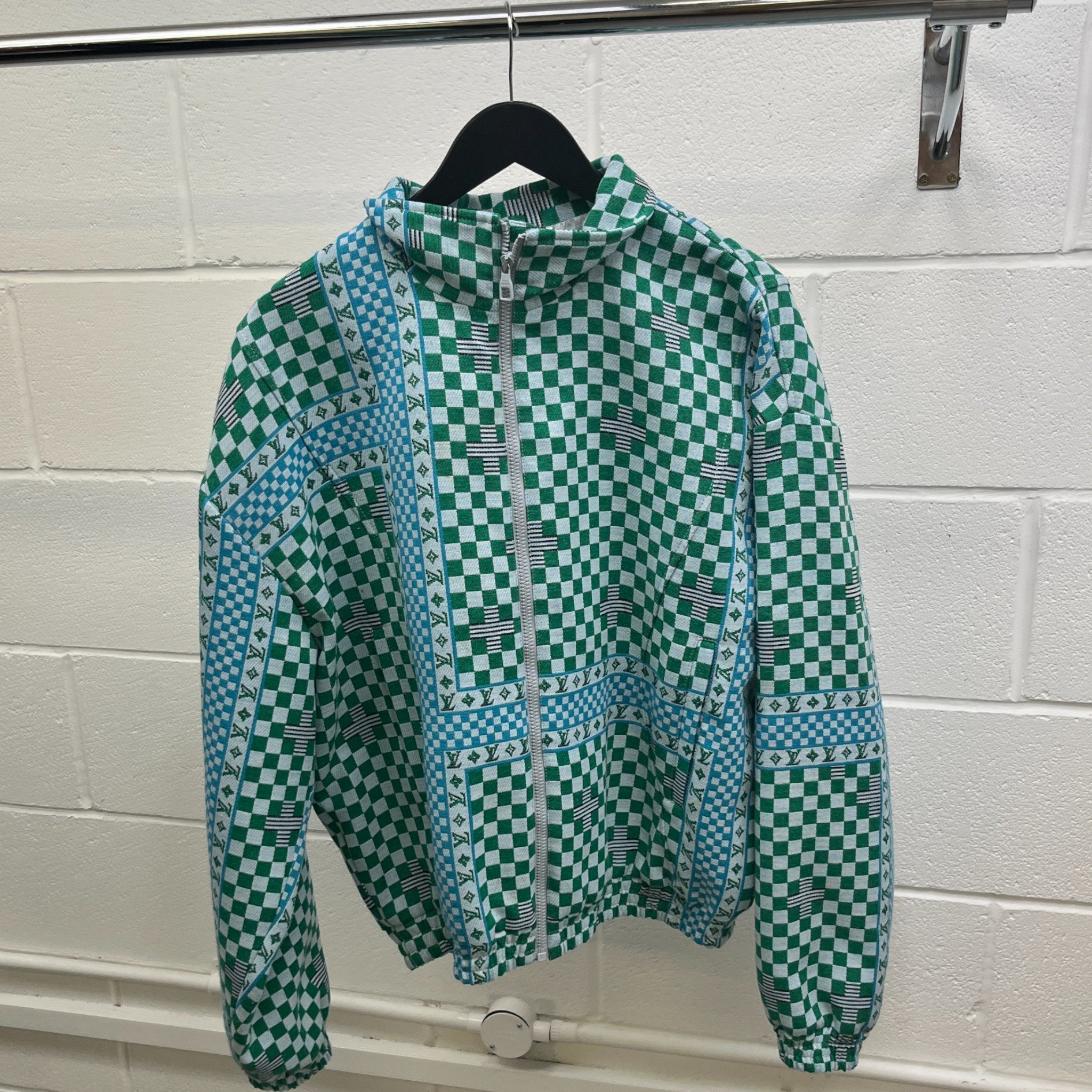 Men's Chic Blouson Jacket Green Size IT 52 / XL