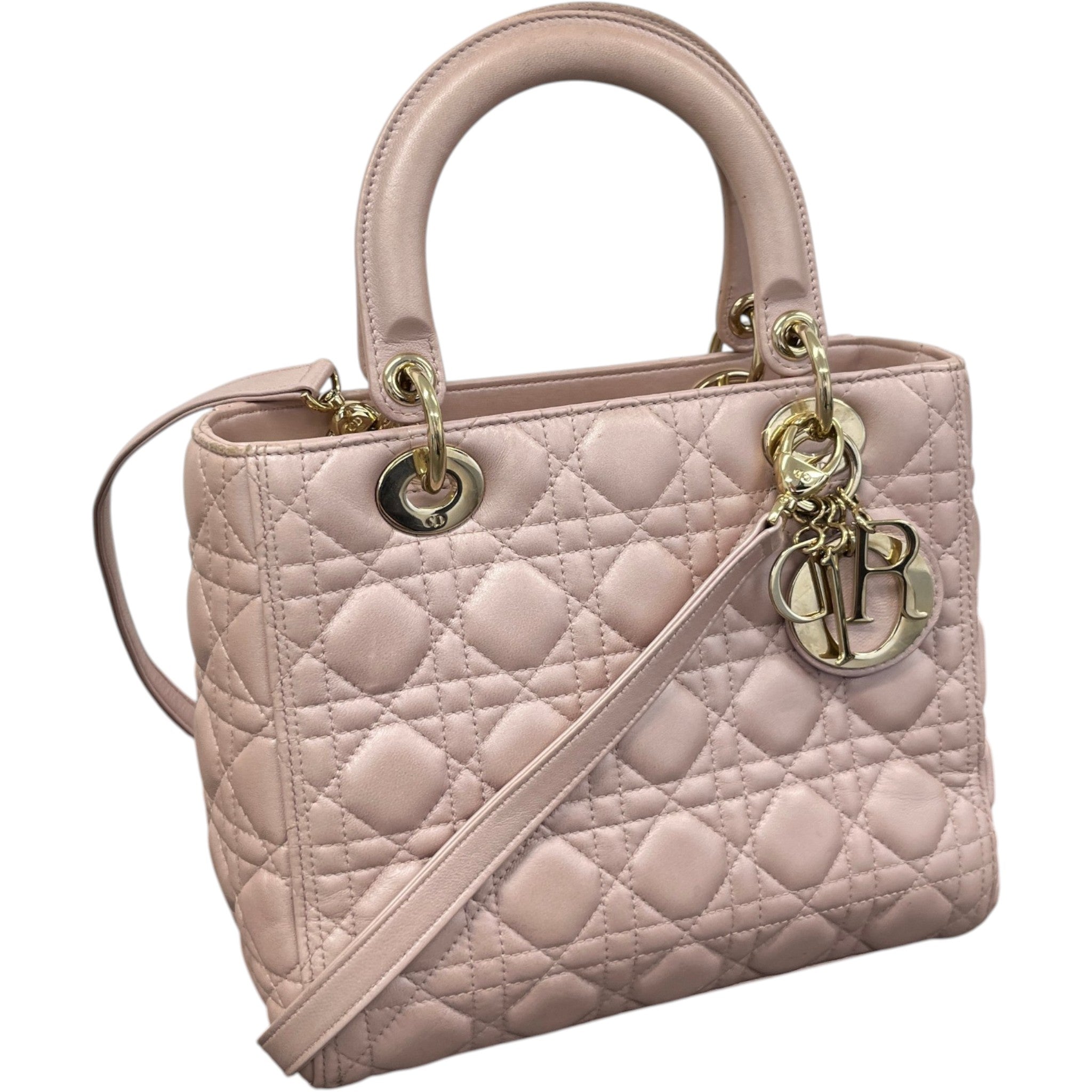 Women's Medium Lady Dior Bag Pink