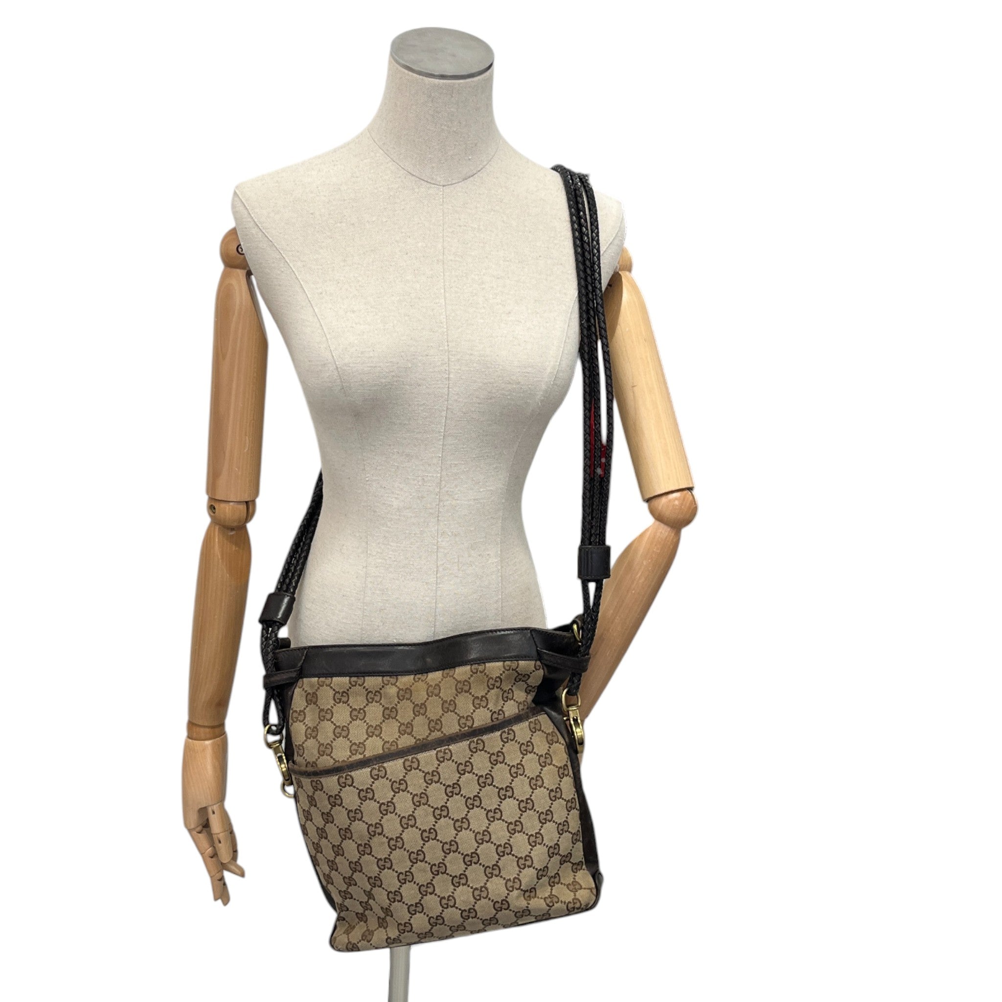 Women's Gg Canvas Handbag Brown