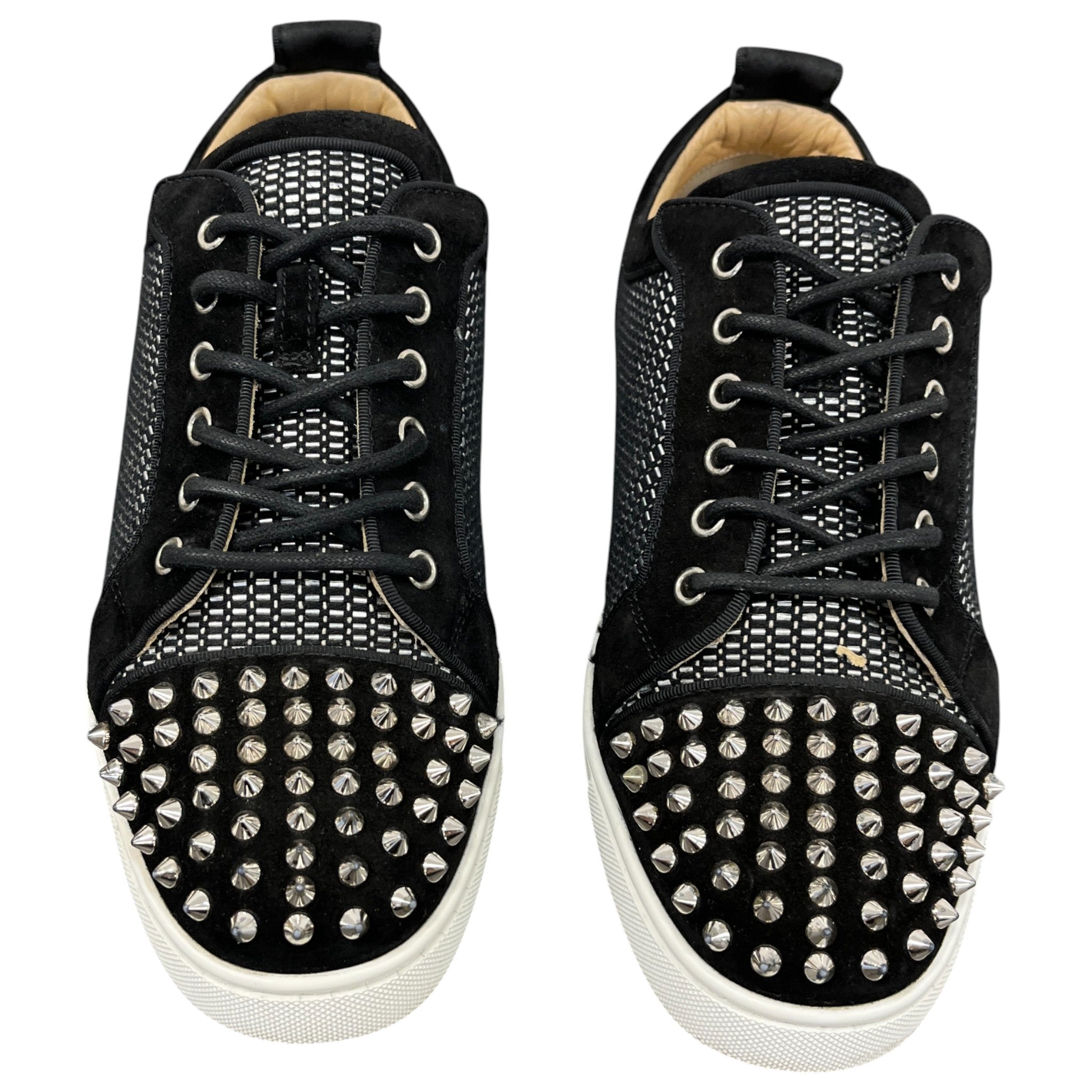 Men's Louis Junior Spikes Flat Low Trainers Black Size EU 42.5 / UK 8.5