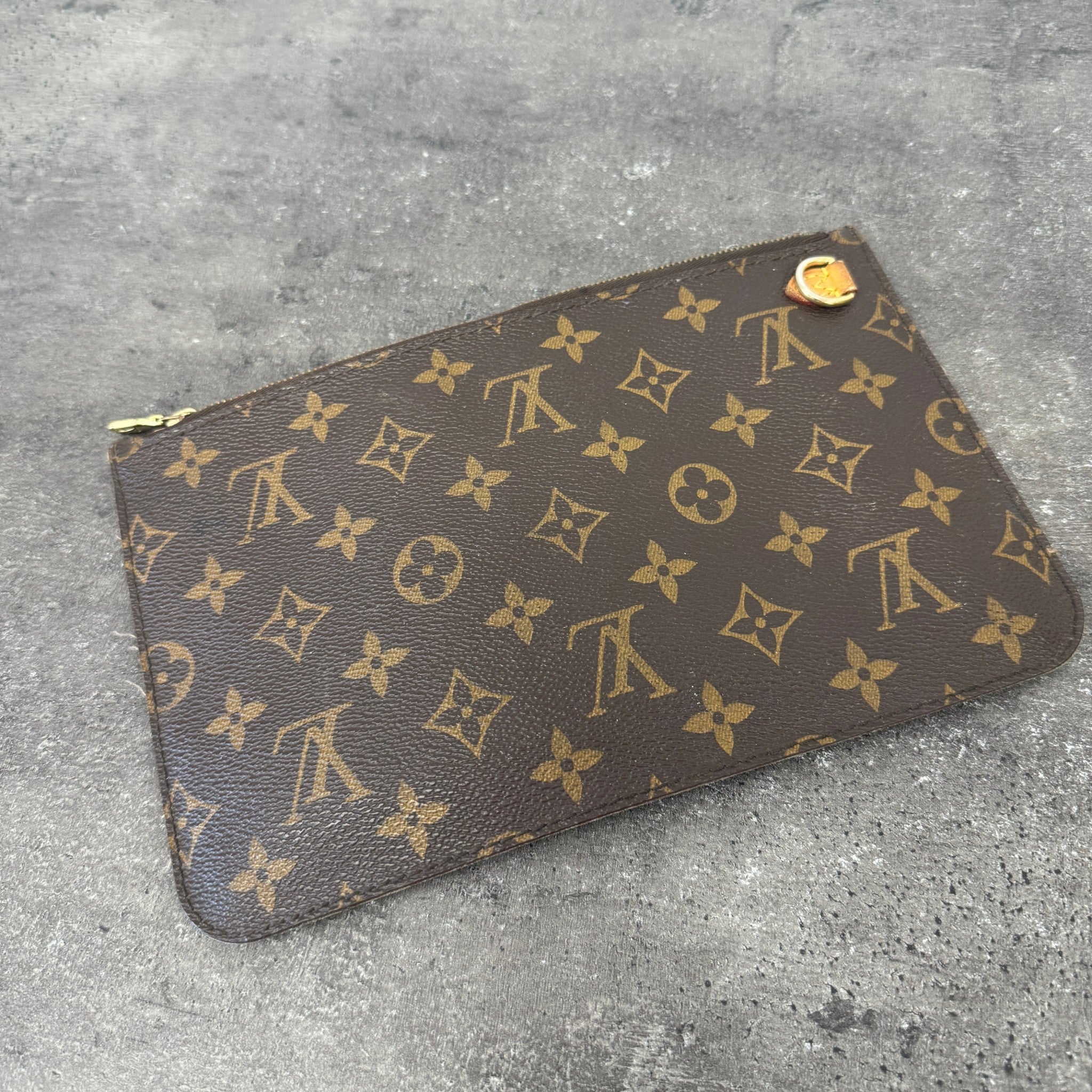 Women's Monogram Pouch Brown
