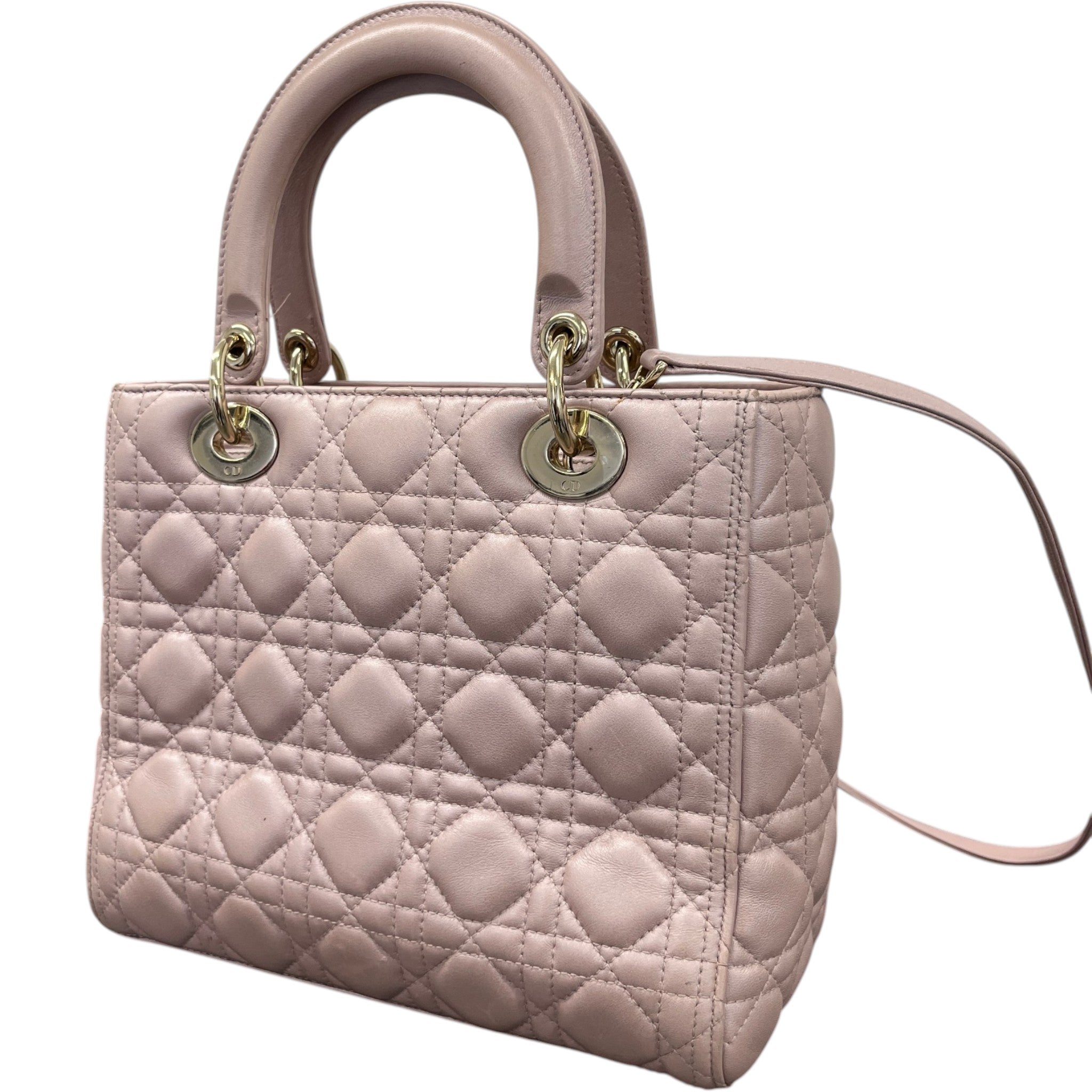 Women's Medium Lady Dior Bag Pink