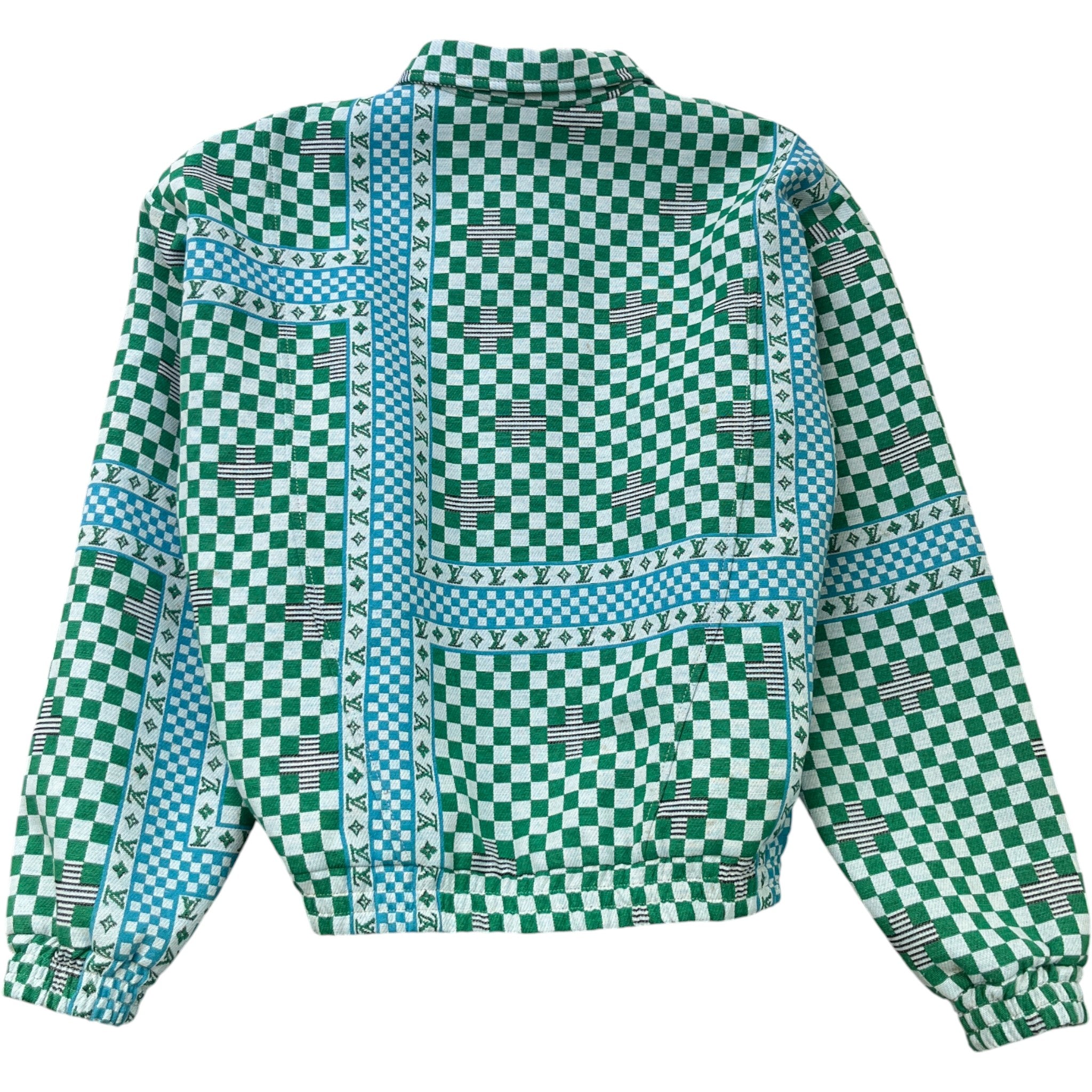 Men's Chic Blouson Jacket Green Size IT 52 / XL