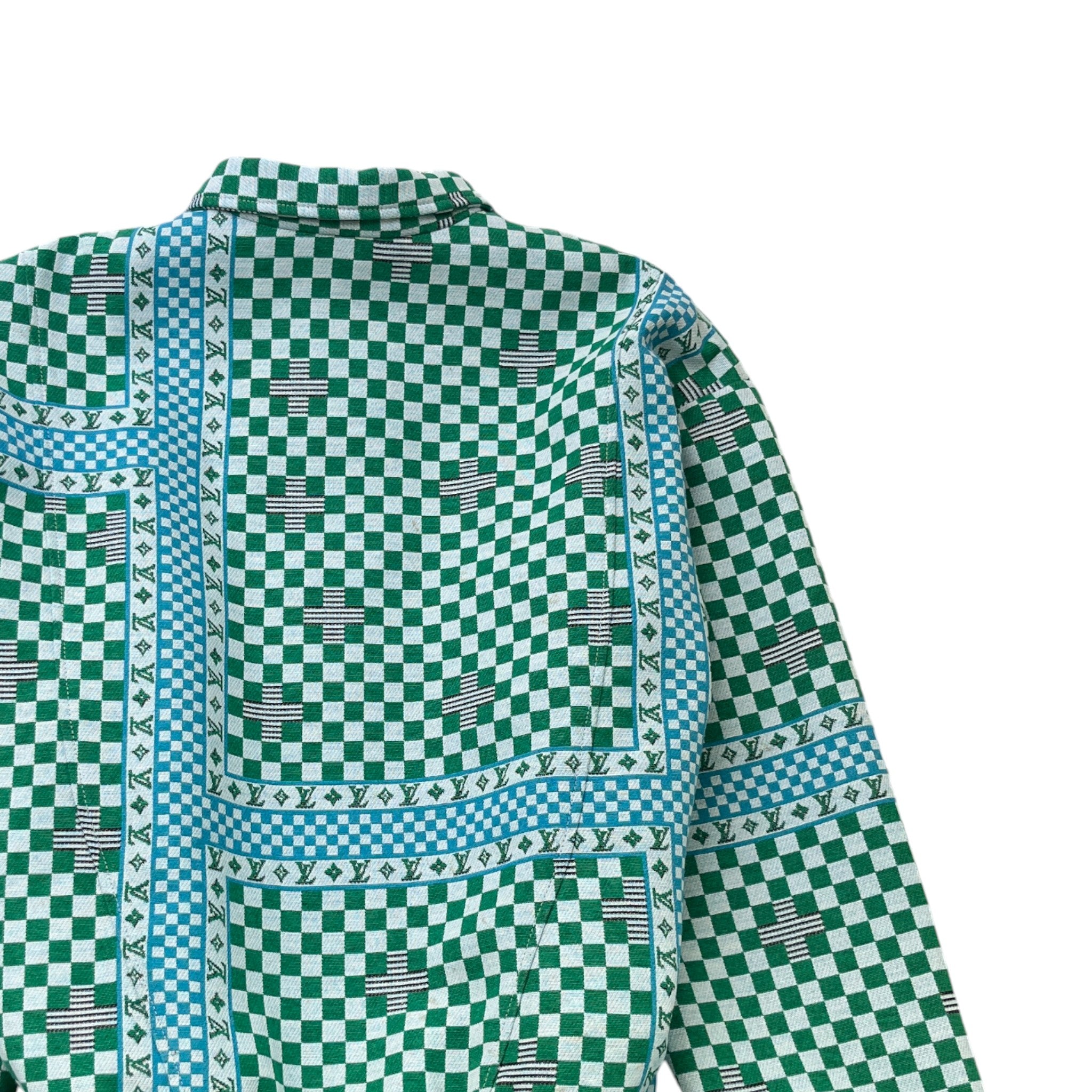 Men's Chic Blouson Jacket Green Size IT 52 / XL