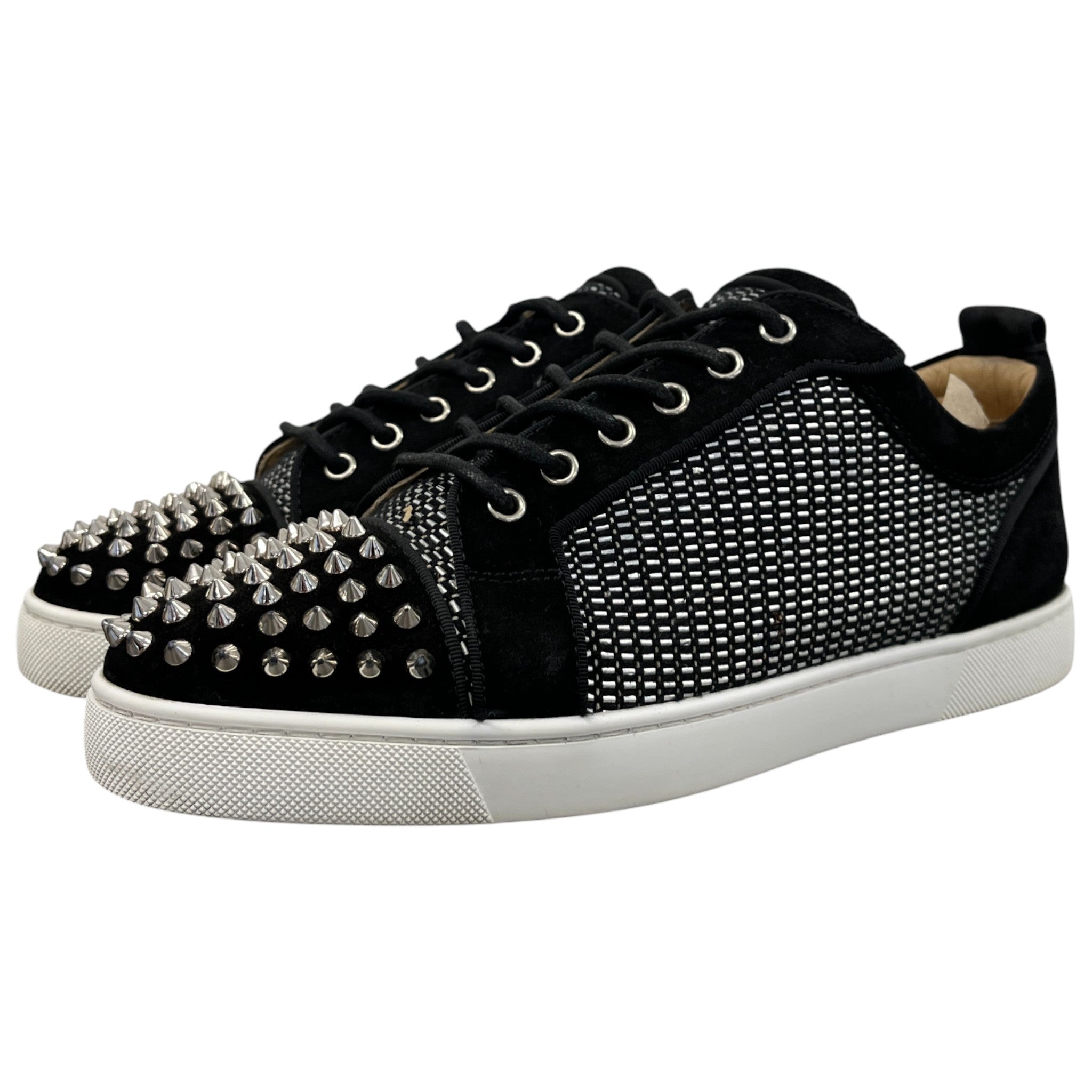 Men's Louis Junior Spikes Flat Low Trainers Black Size EU 42.5 / UK 8.5