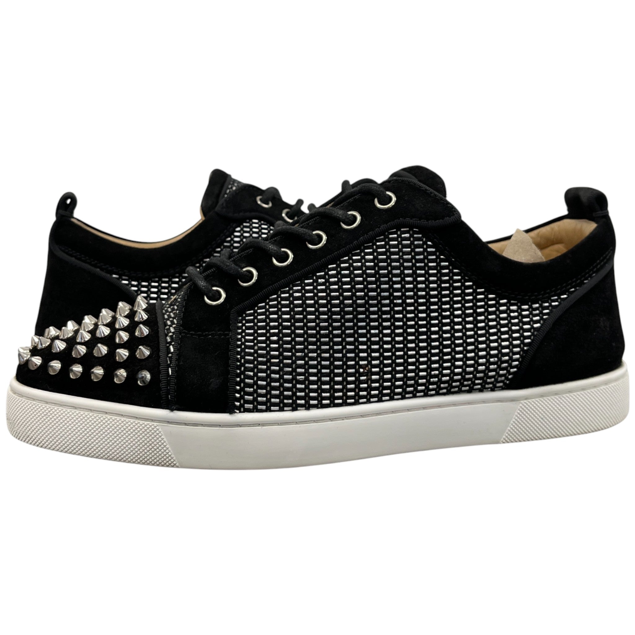 Men's Louis Junior Spikes Flat Low Trainers Black Size EU 42.5 / UK 8.5