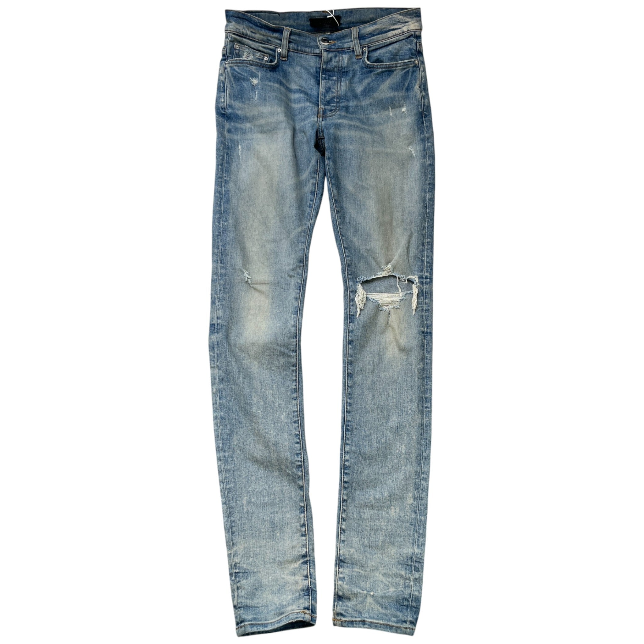 Men's Mx1 Distressed Jeans Blue Size Waist 30"
