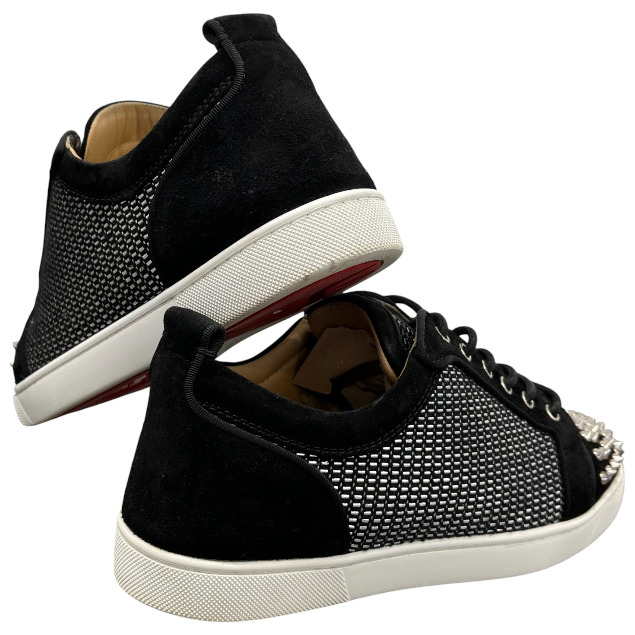 Men's Louis Junior Spikes Flat Low Trainers Black Size EU 42.5 / UK 8.5