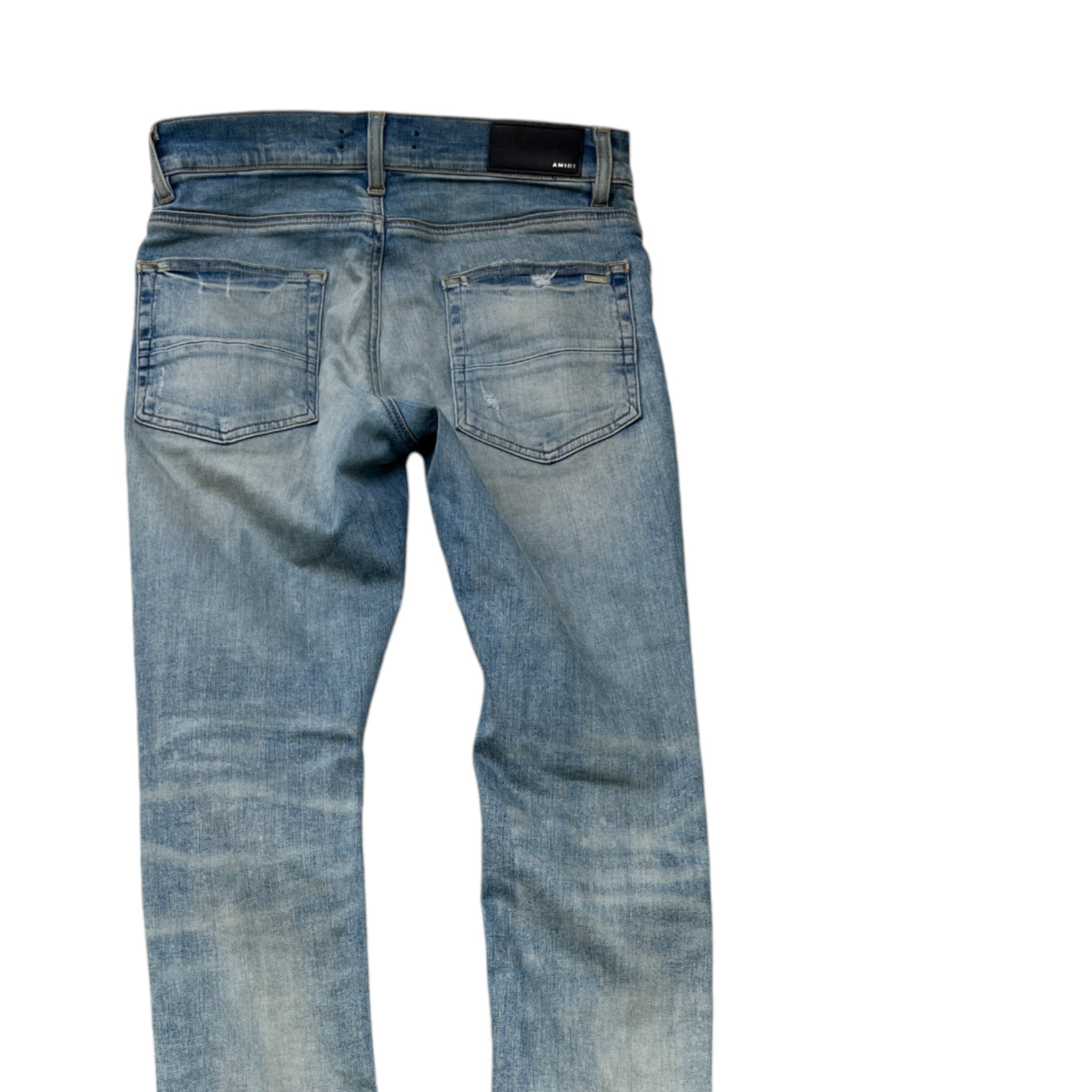 Men's Mx1 Distressed Jeans Blue Size Waist 30"