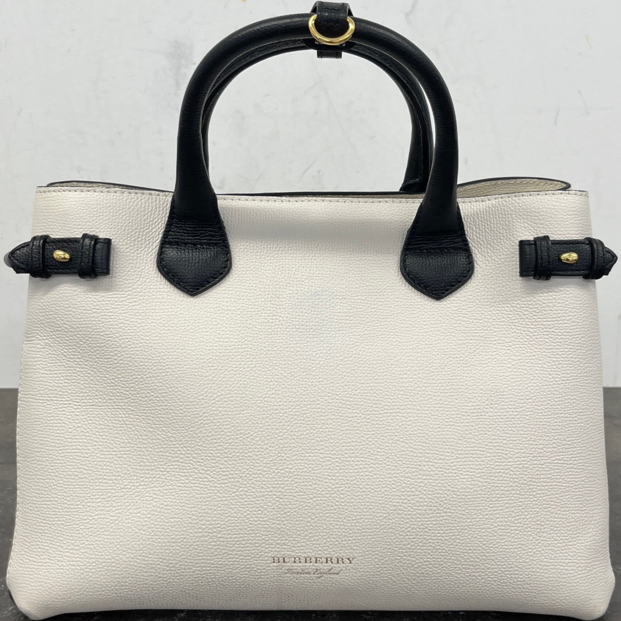 Women's Medium The Banner Tote Bag White
