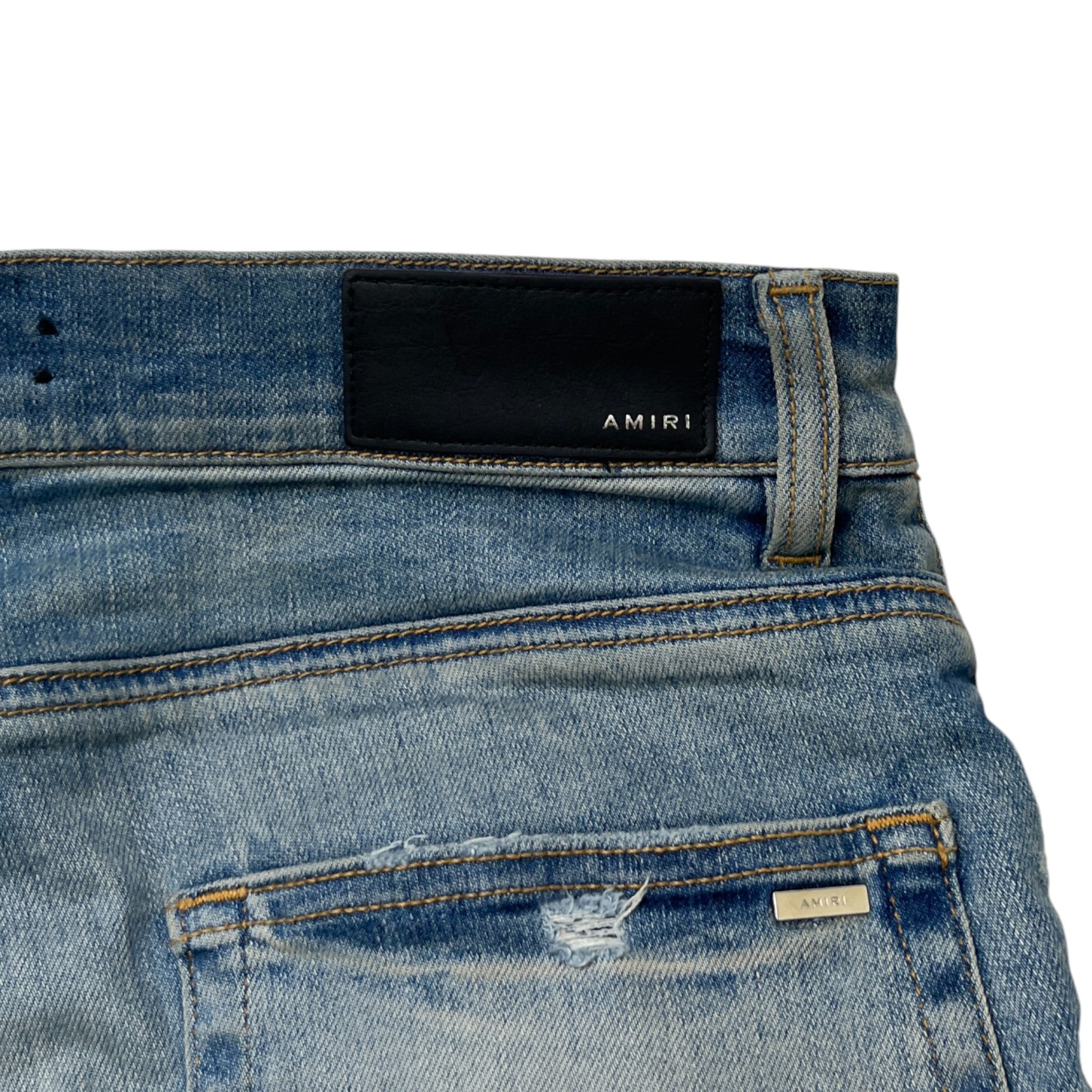 Men's Mx1 Distressed Jeans Blue Size Waist 30"