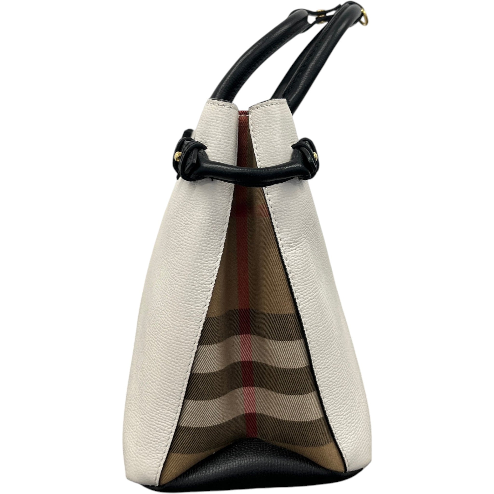Women's Medium The Banner Tote Bag White