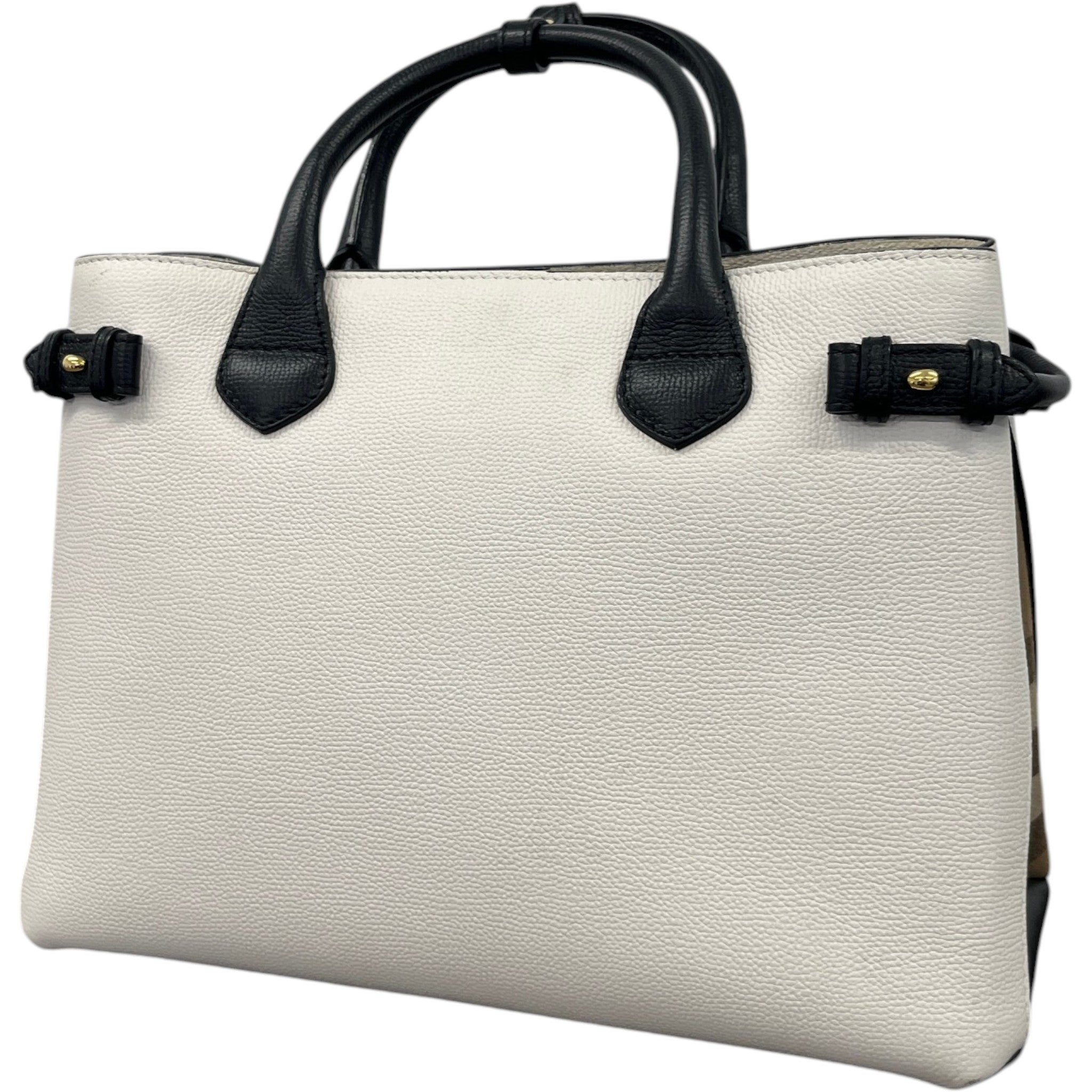 Women's Medium The Banner Tote Bag White