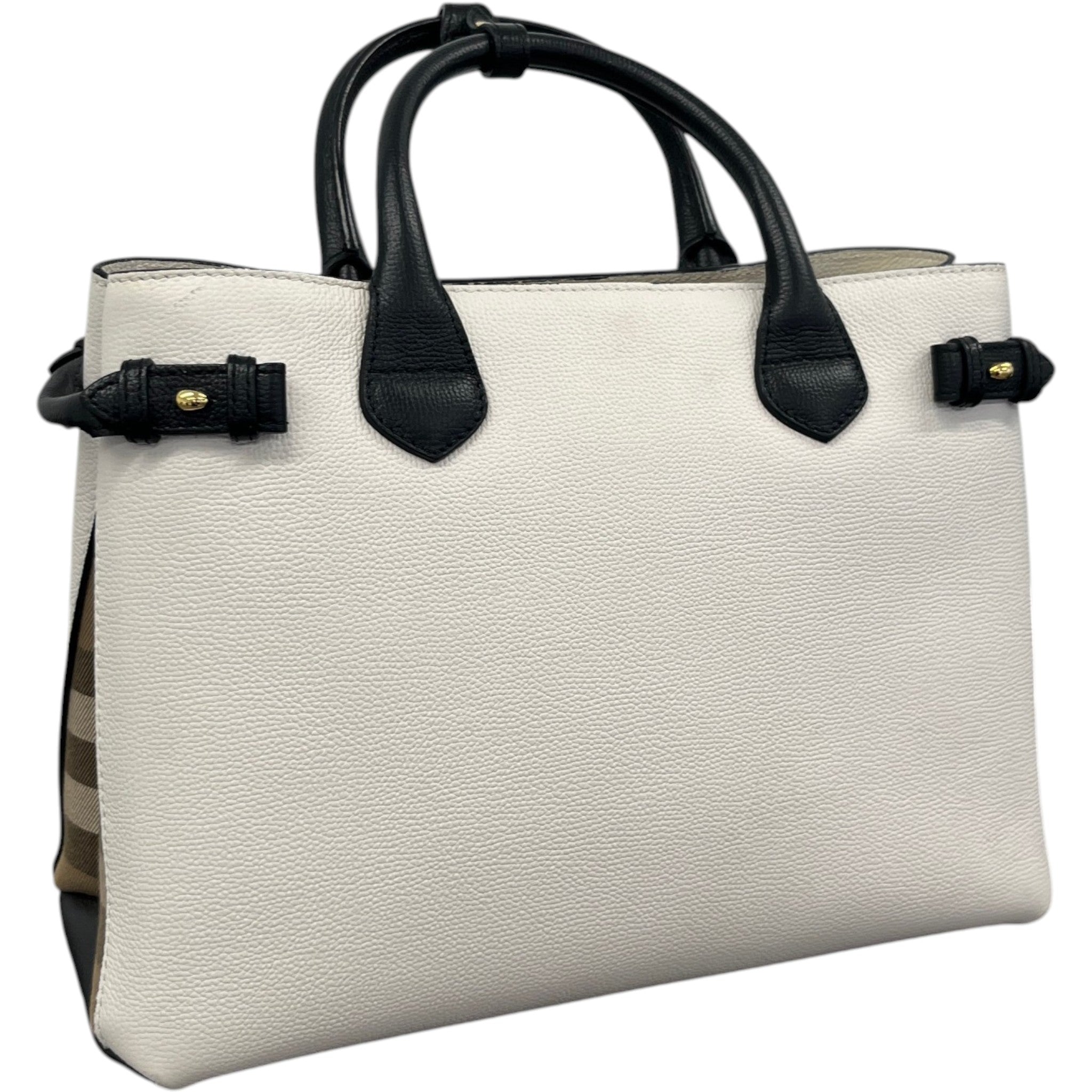 Women's Medium The Banner Tote Bag White