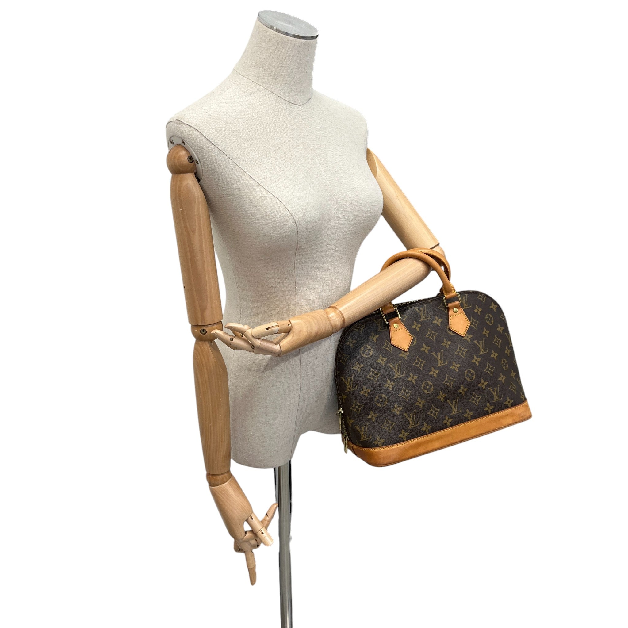 Women's Monogram Alma Pm Bag Brown