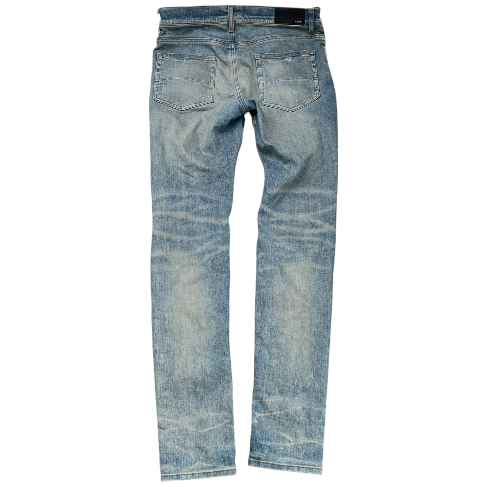 Men's Mx1 Panelled Distressed Jeans Blue Size Waist 32"
