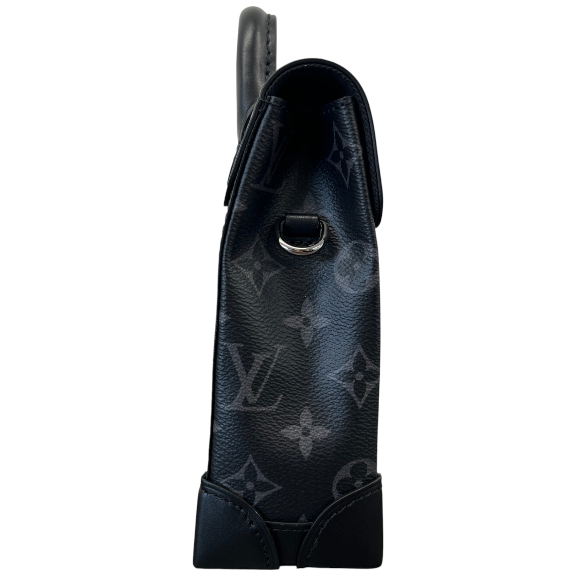 Men's Nano Steamer Monogram Eclipse Bag Black