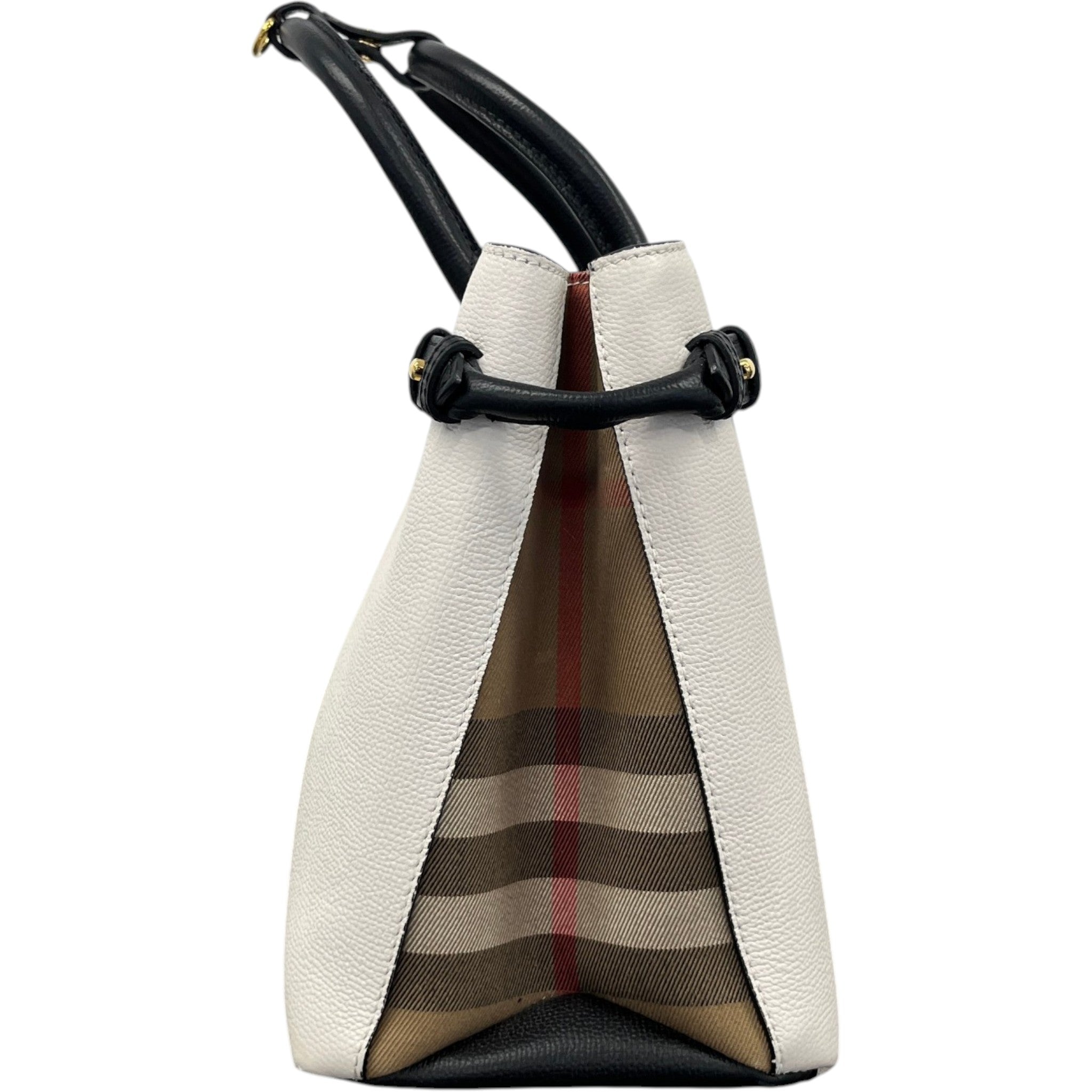 Women's Medium The Banner Tote Bag White