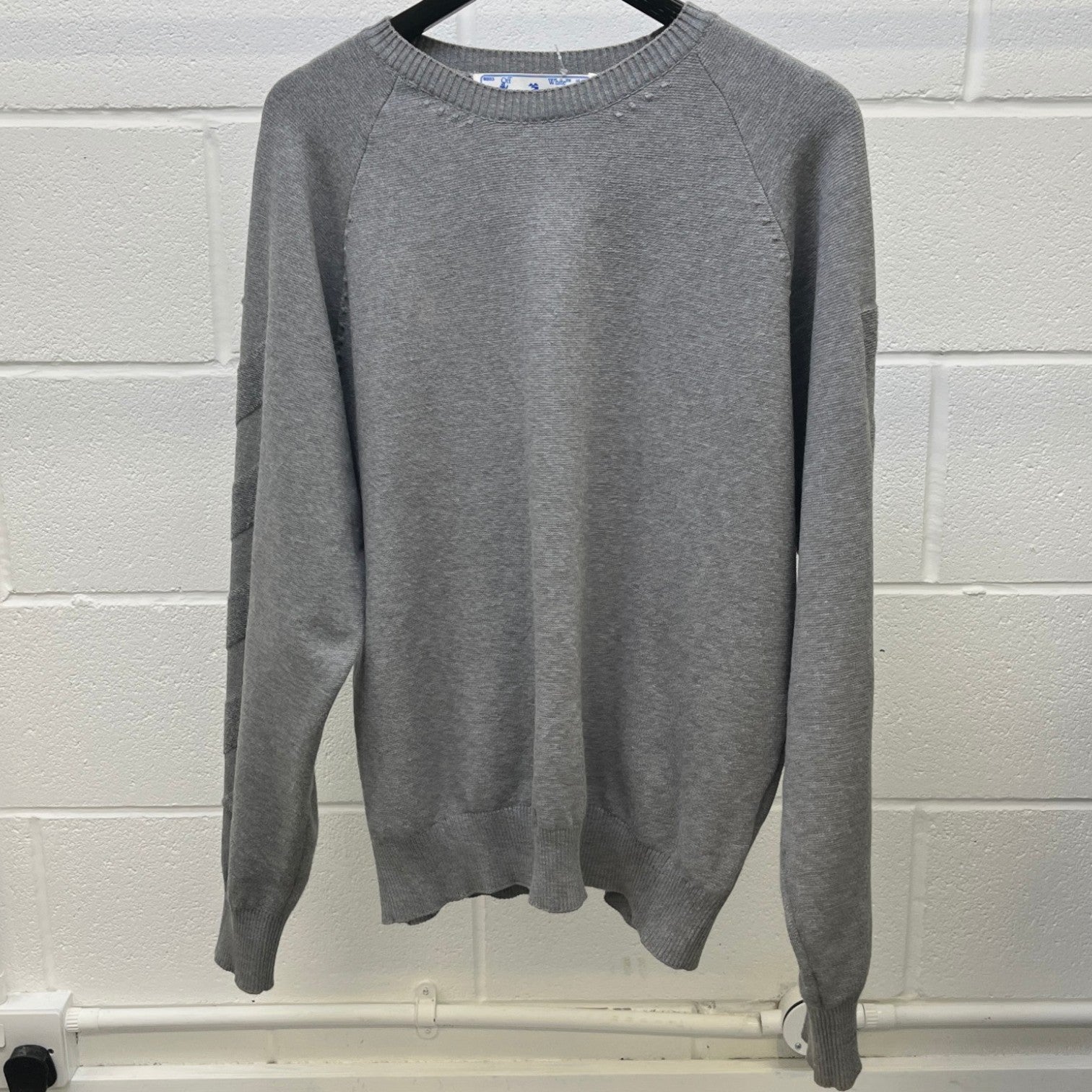 Men's Arrow Logo Jumper Grey Size L