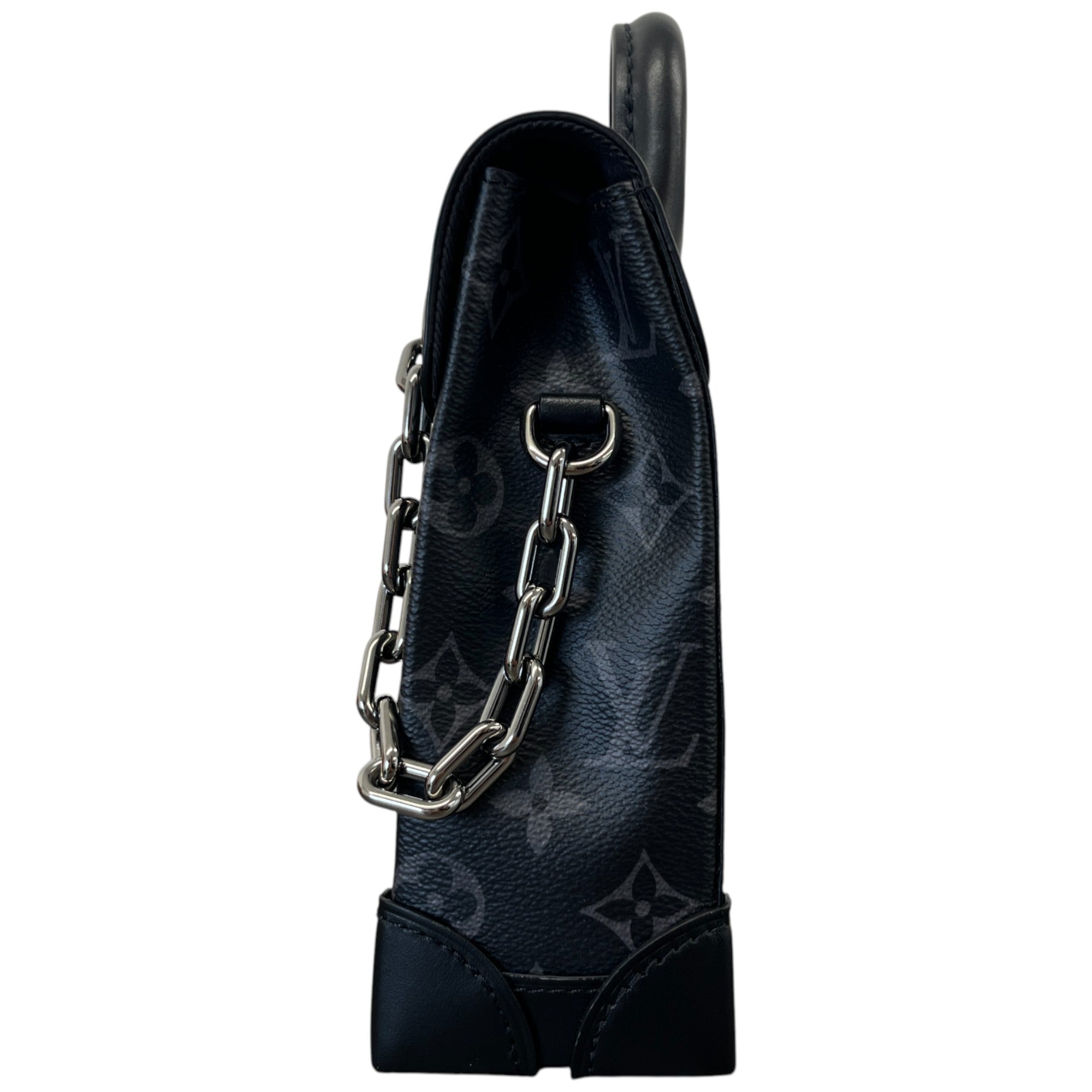 Men's Nano Steamer Monogram Eclipse Bag Black