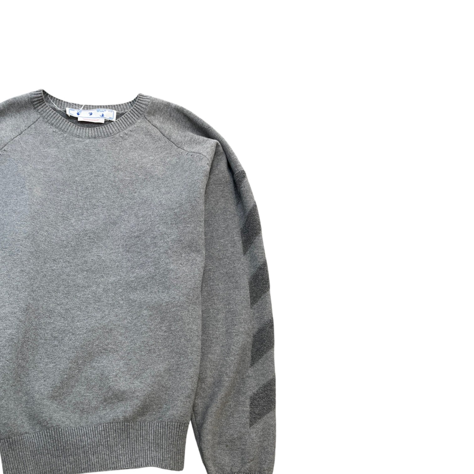 Men's Arrow Logo Jumper Grey Size L