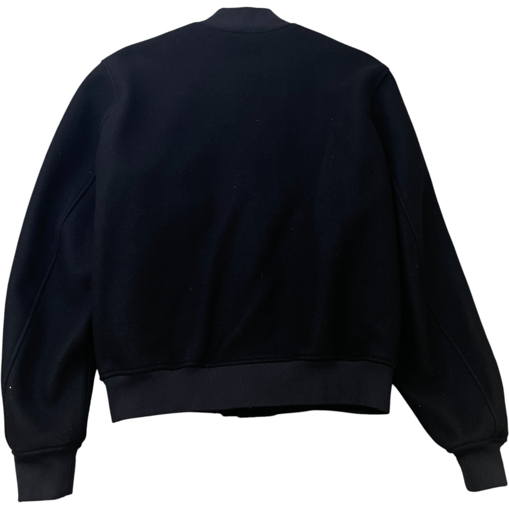 Men's Logo Varsity Jacket Black Size XL