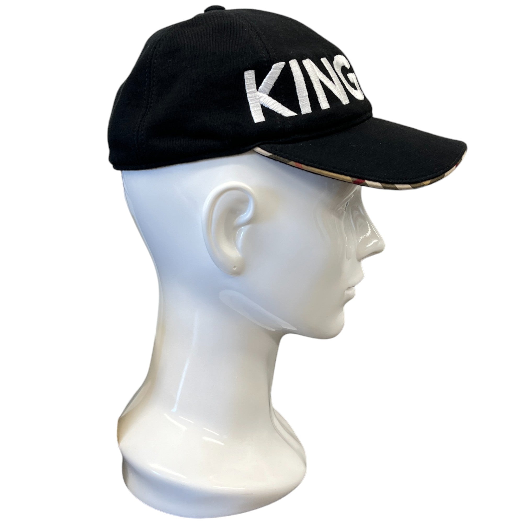 Men's Embroidered Logo Cap Black Size S