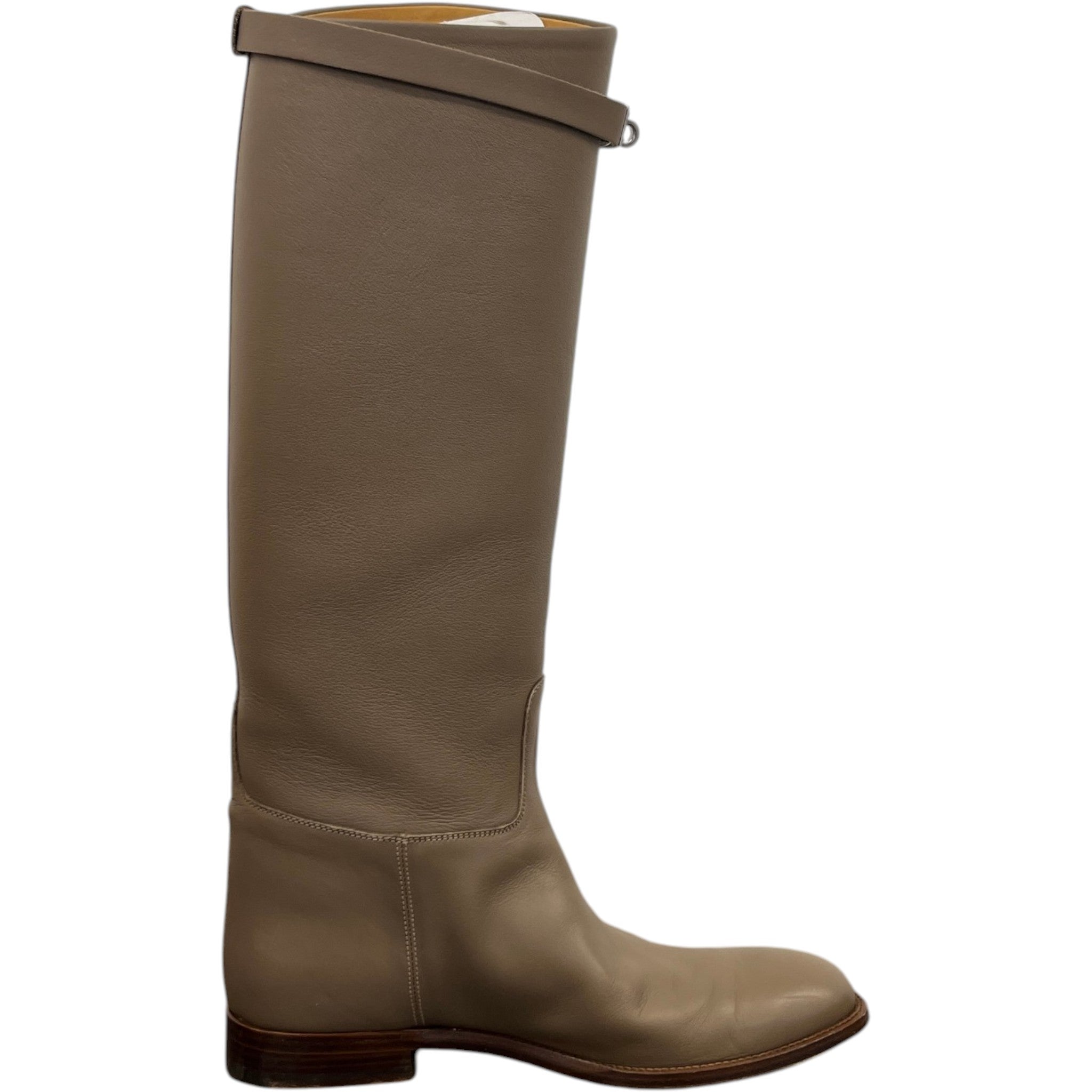 Women's Jumping High Boots Beige Size EU 38 / UK 5