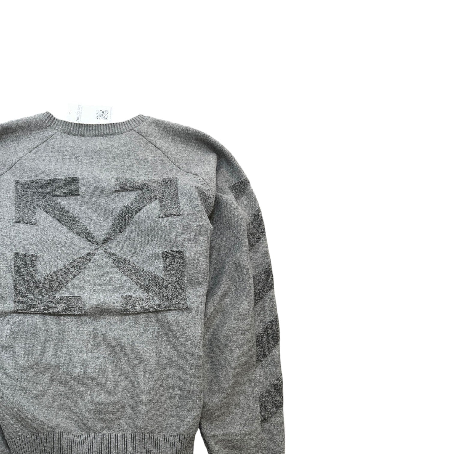 Men's Arrow Logo Jumper Grey Size L