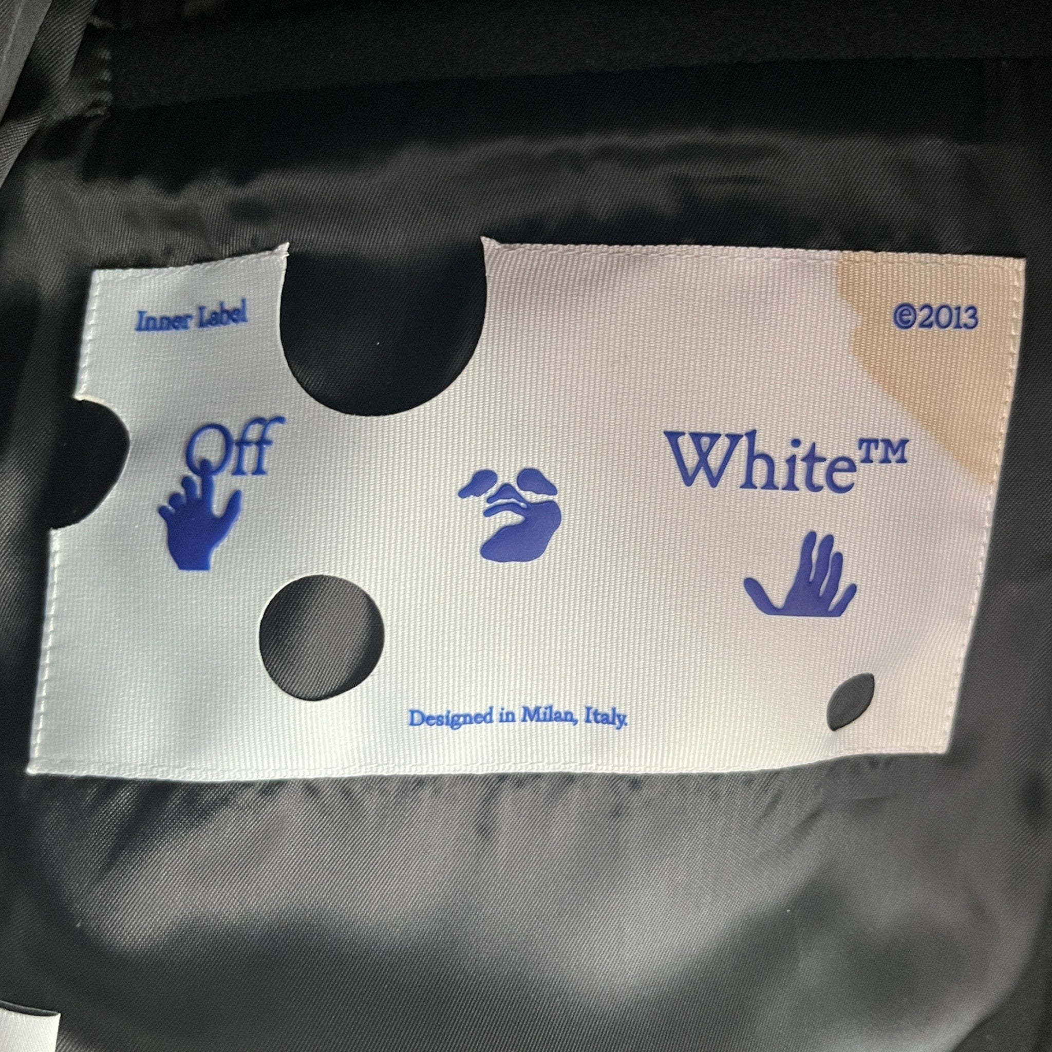 Men's Logo Varsity Jacket Black Size XL