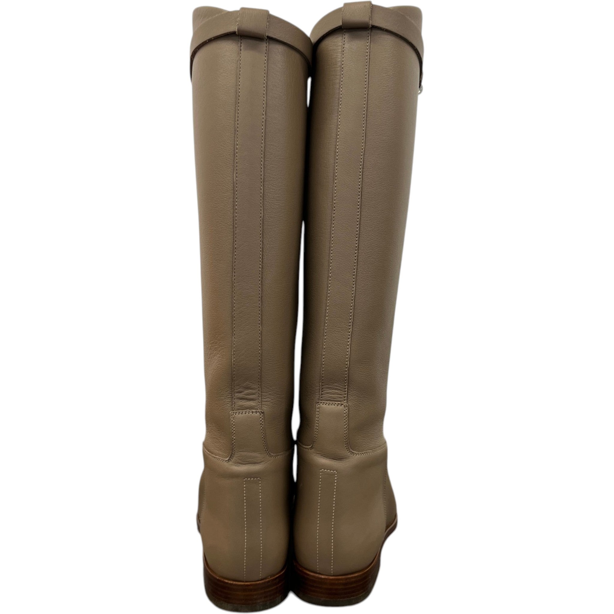 Women's Jumping High Boots Beige Size EU 38 / UK 5