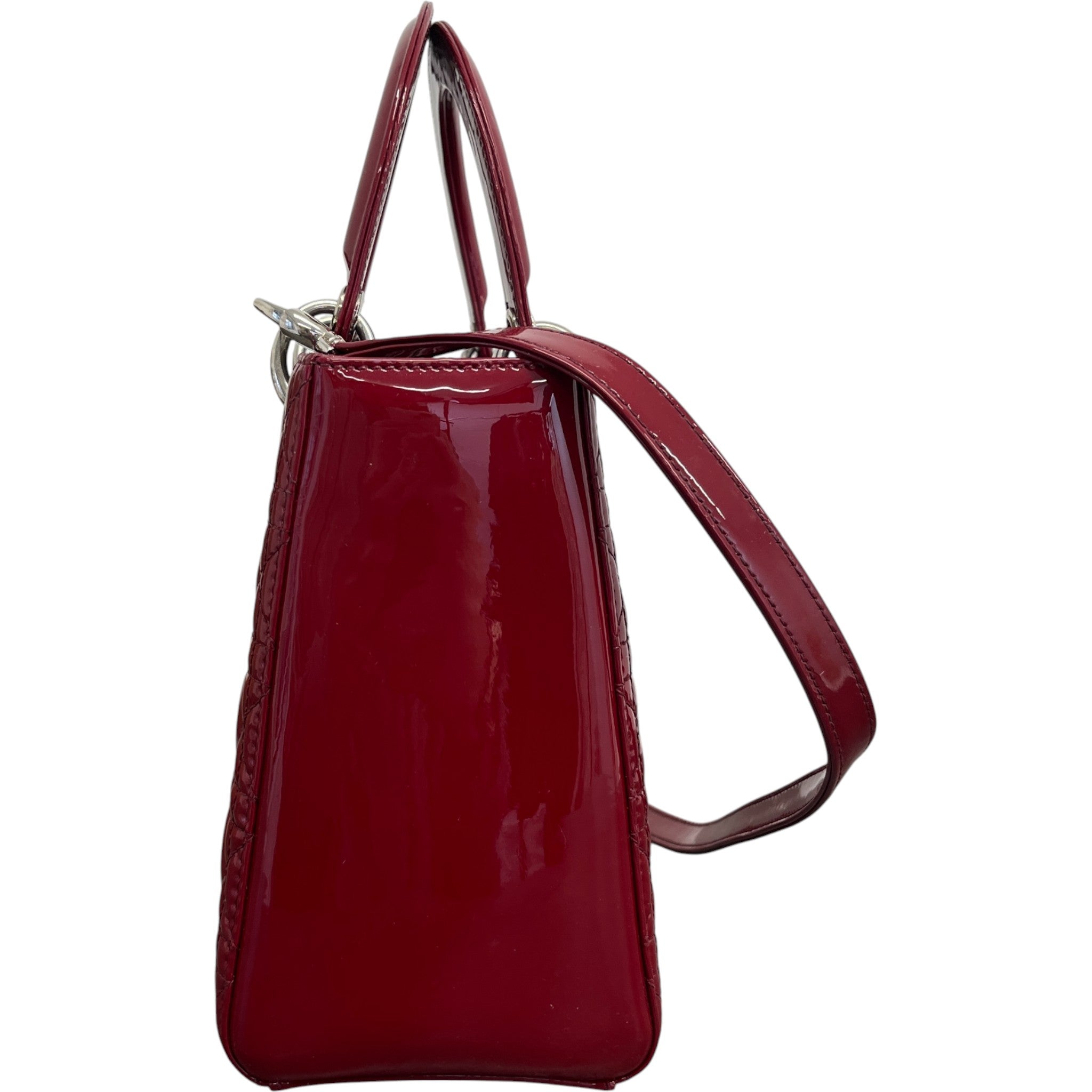 Women's Lady Dior Medium Bag Red