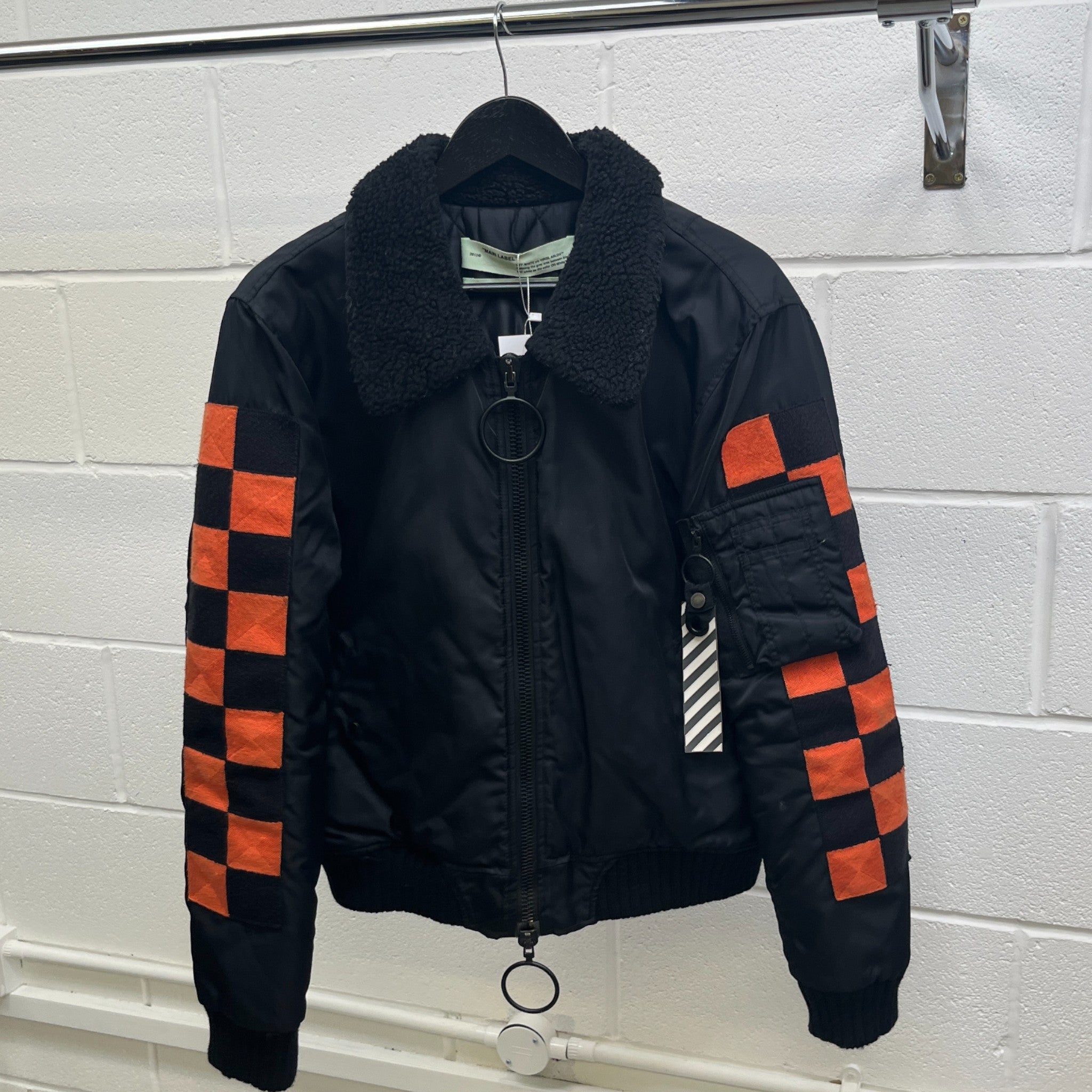 Men's Checker Jacket Black Size M