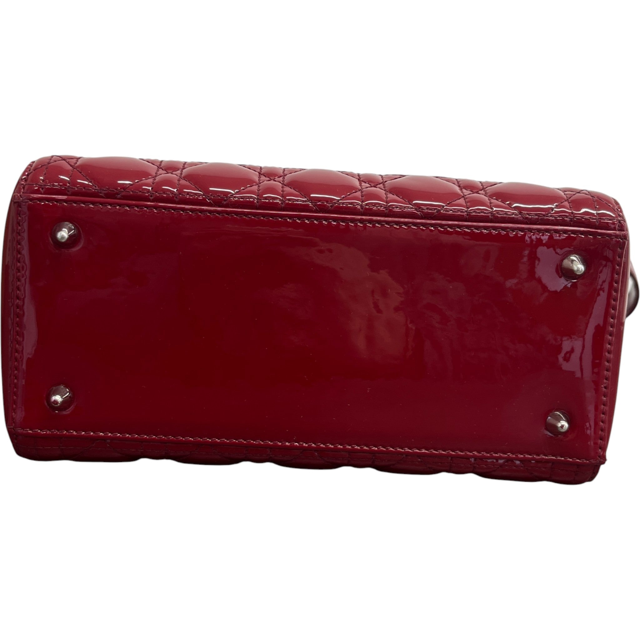 Women's Lady Dior Medium Bag Red