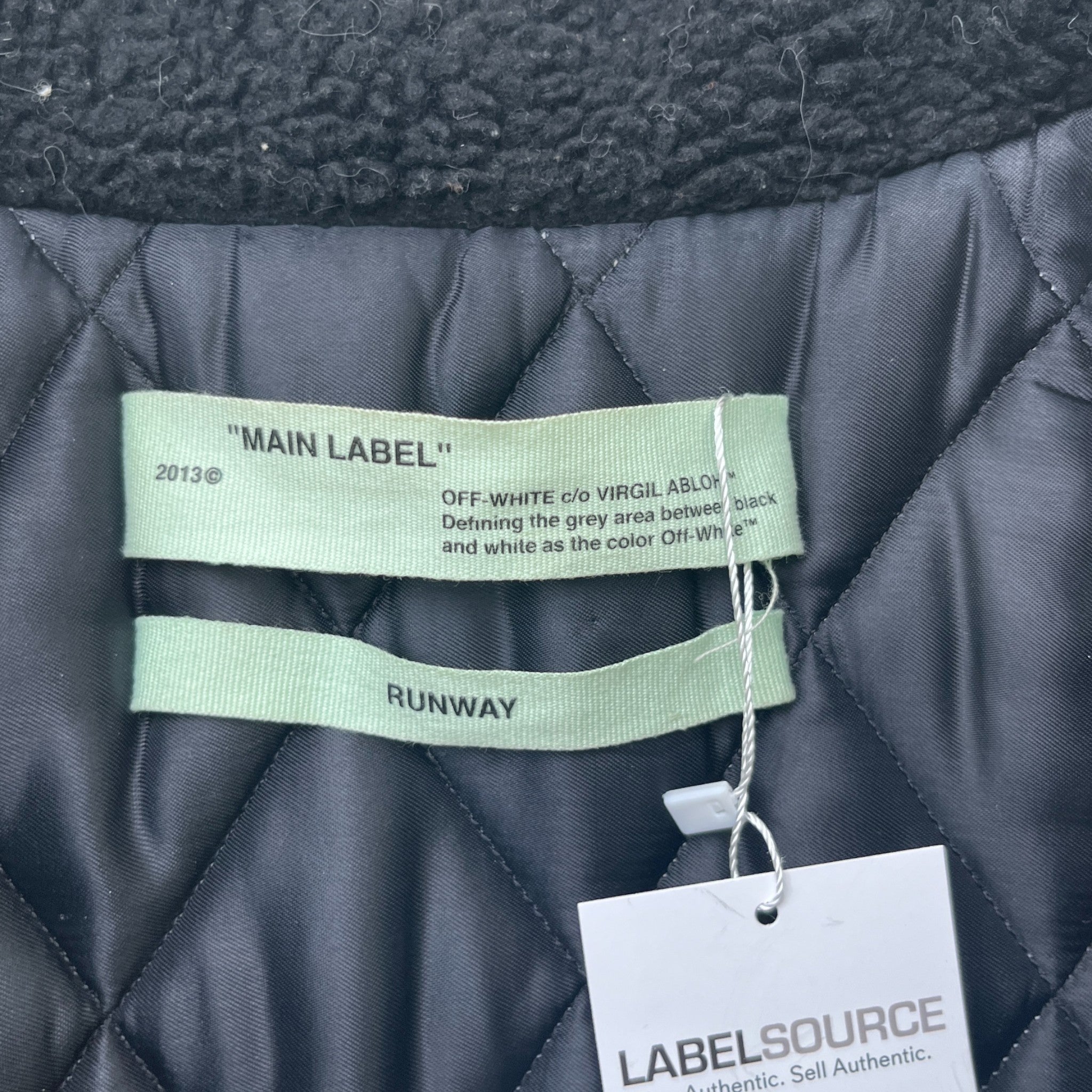 Men's Checker Jacket Black Size M